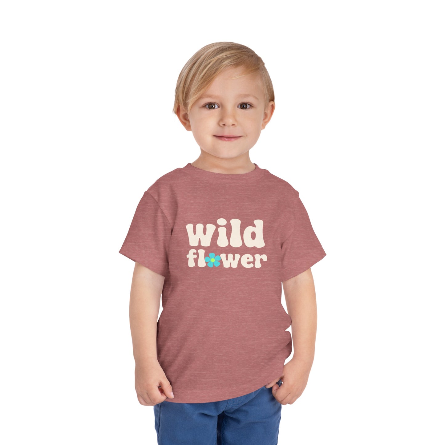 Wild Flower Toddler Short Sleeve Tee