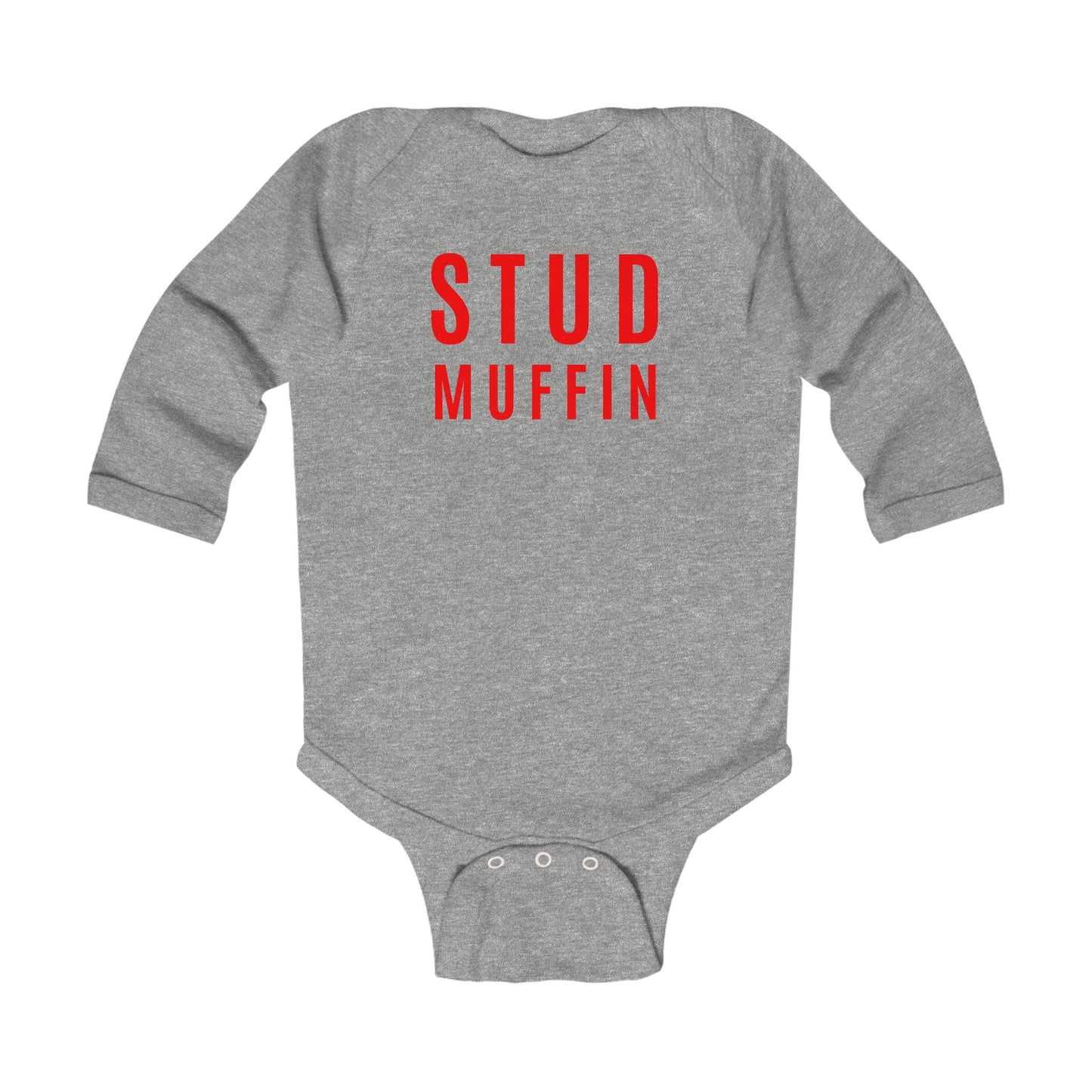 Stud Muffin Infant Long Sleeve Bodysuit