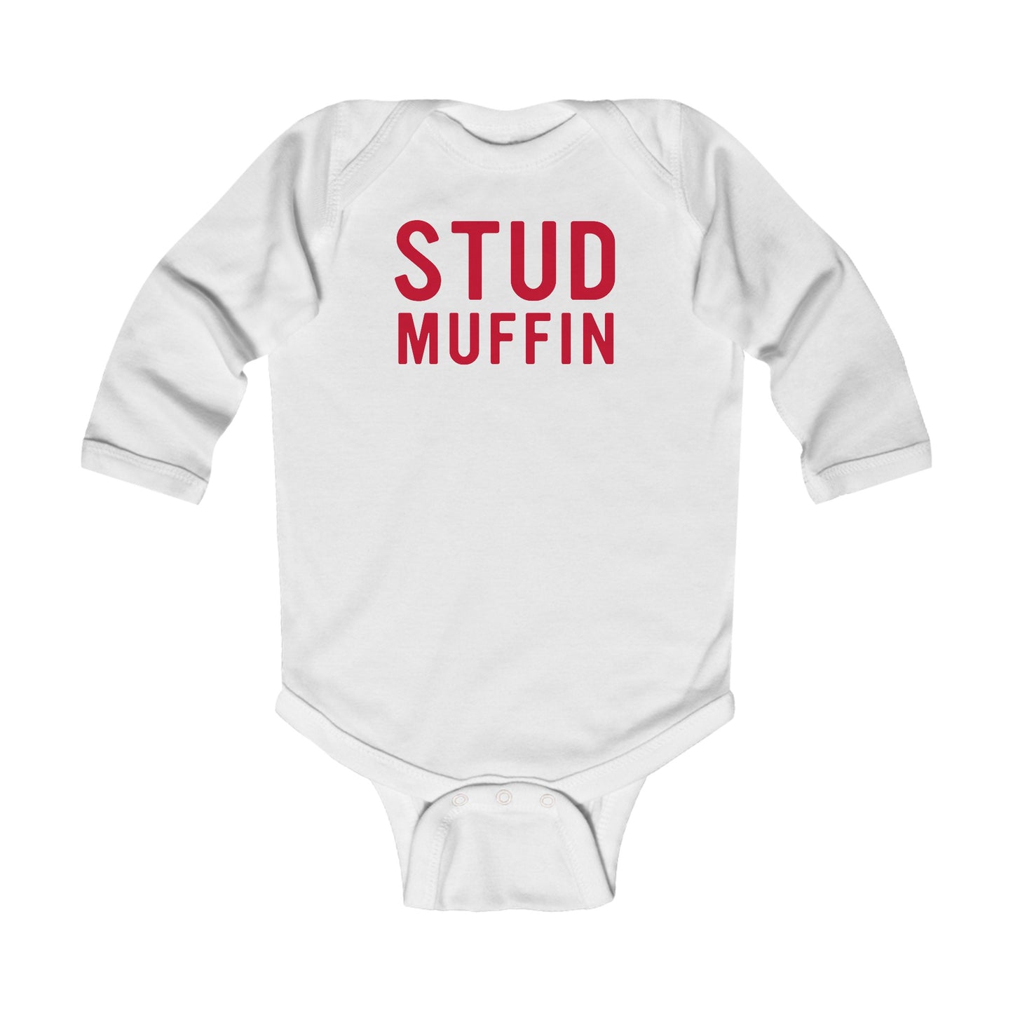Stud Muffin Infant Long Sleeve bodysuit