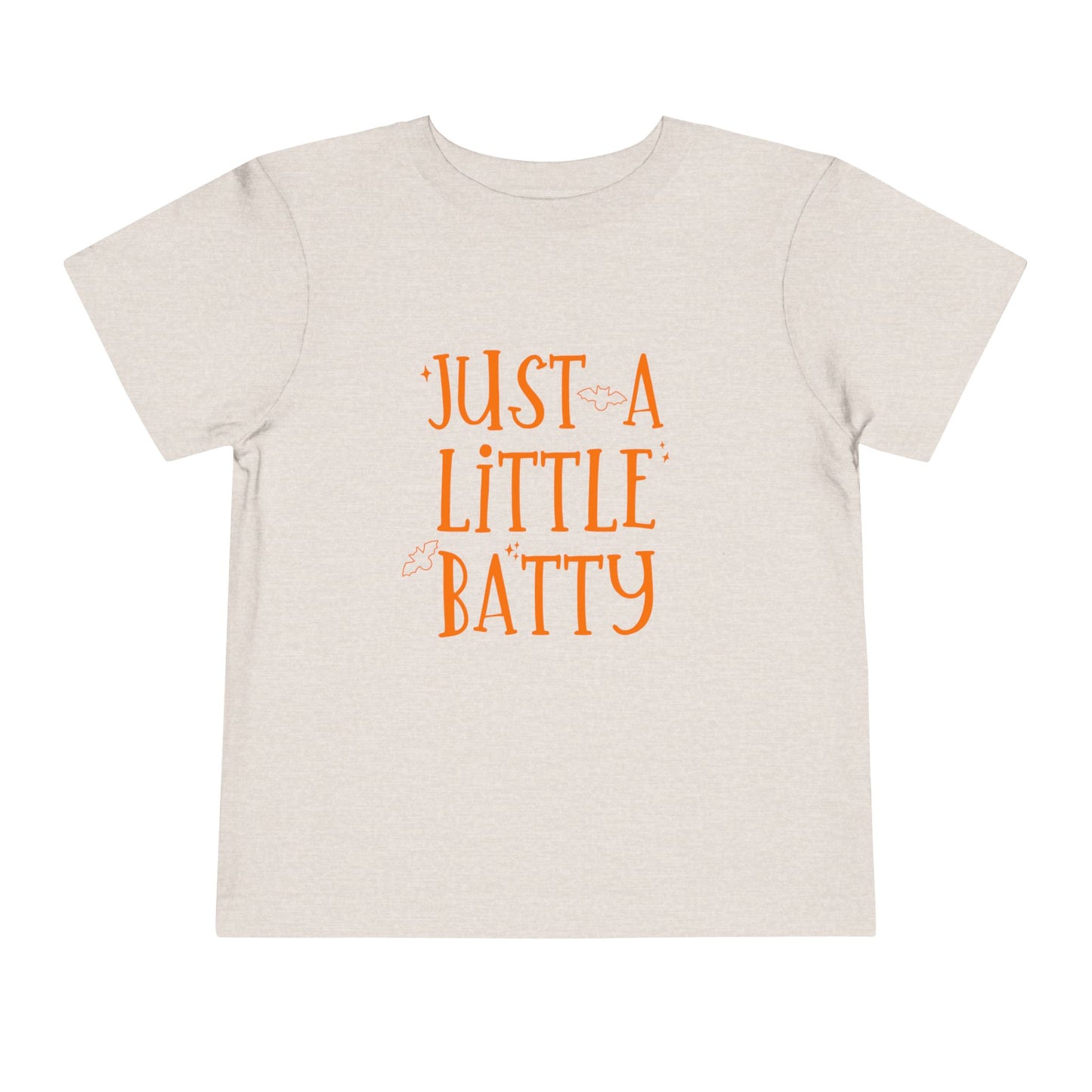 Just A Little Batty Toddler Short Sleeve Tee