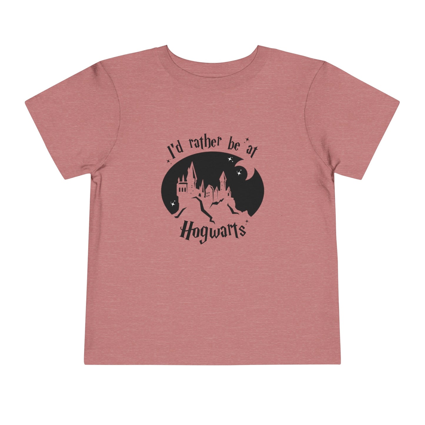 I'd Rather Be At Hogwarts Toddler Short Sleeve Tee