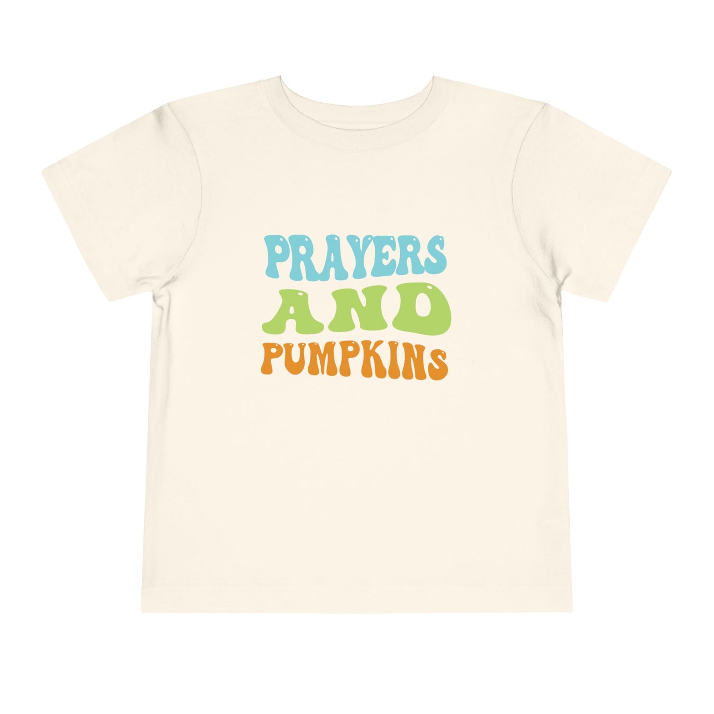 Toddler Prayers & Pumpkins Short Sleeve Tee