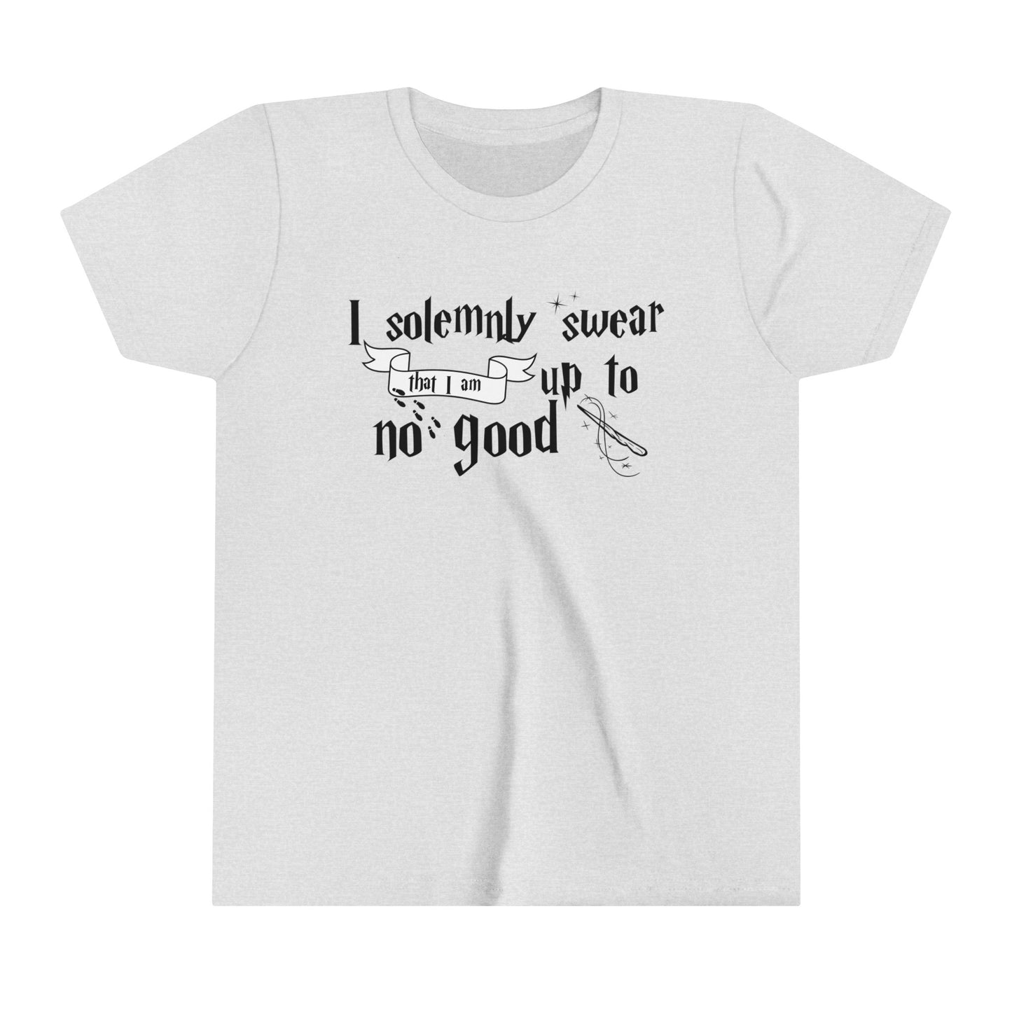 I Solemnly Swear I am Up to No Good Youth Short Sleeve Tee