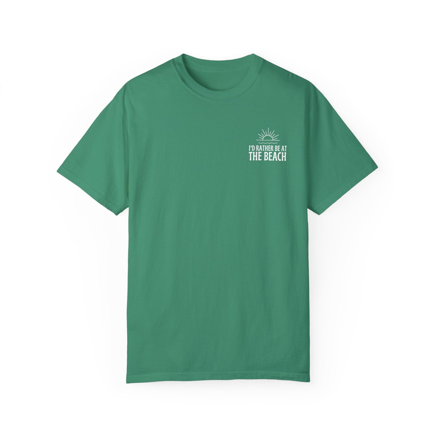 I'd Rather Be At the Beach Comfort Colors Garment-Dyed T-shirt