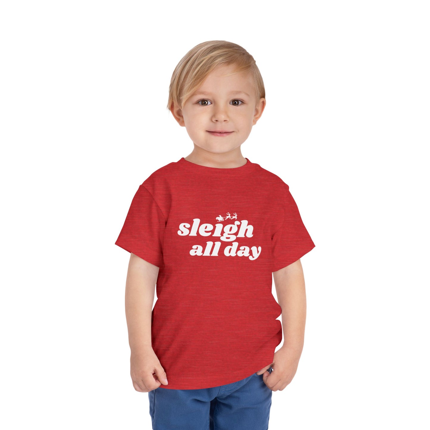 Sleigh All Day Toddler Short Sleeve Tee