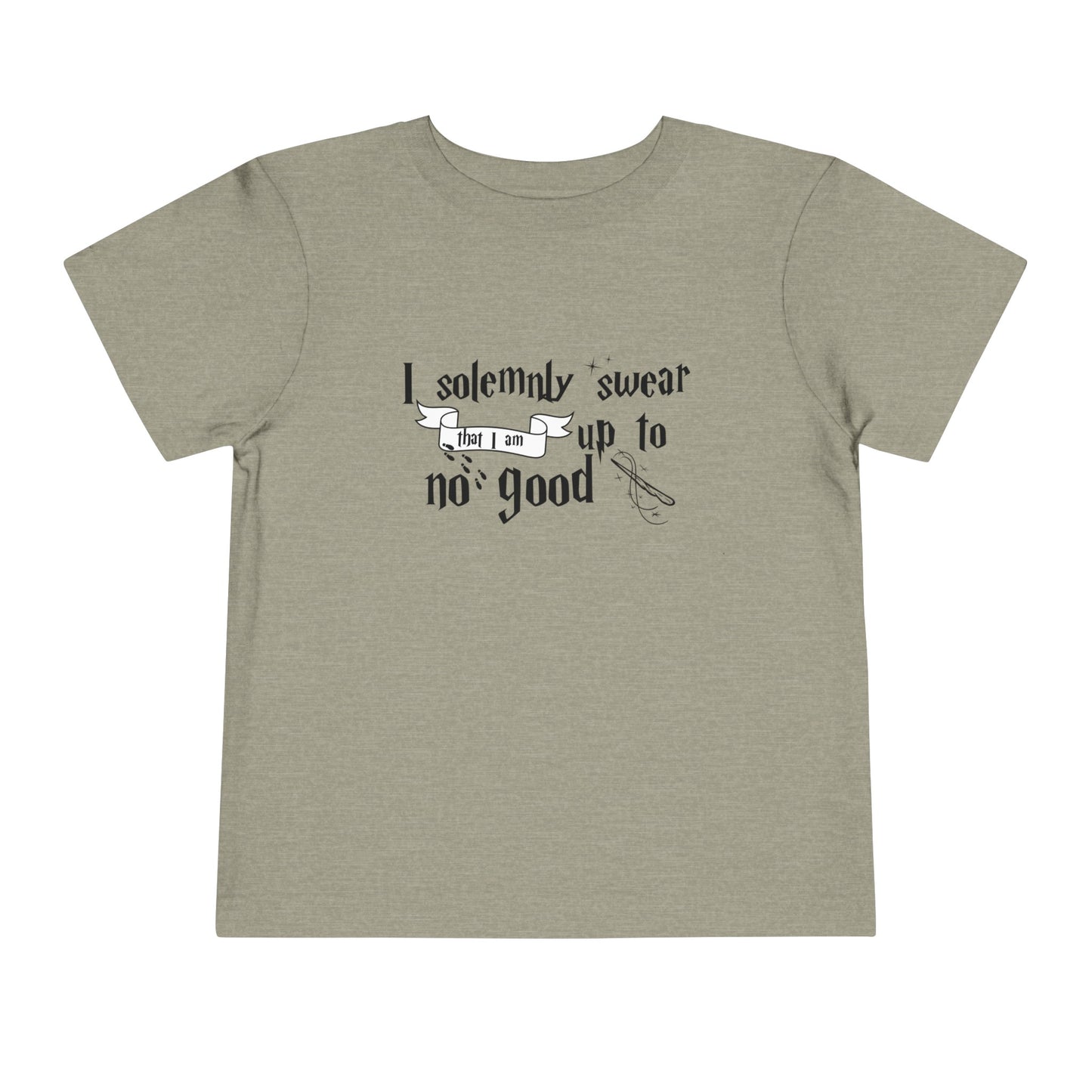 I Solemnly Swear I Am Up to No Good Toddler Short Sleeve Tee