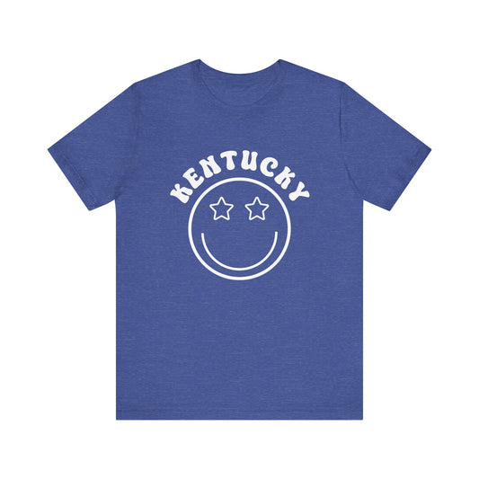 All Smiles for Kentucky Blue Short Sleeve Tee