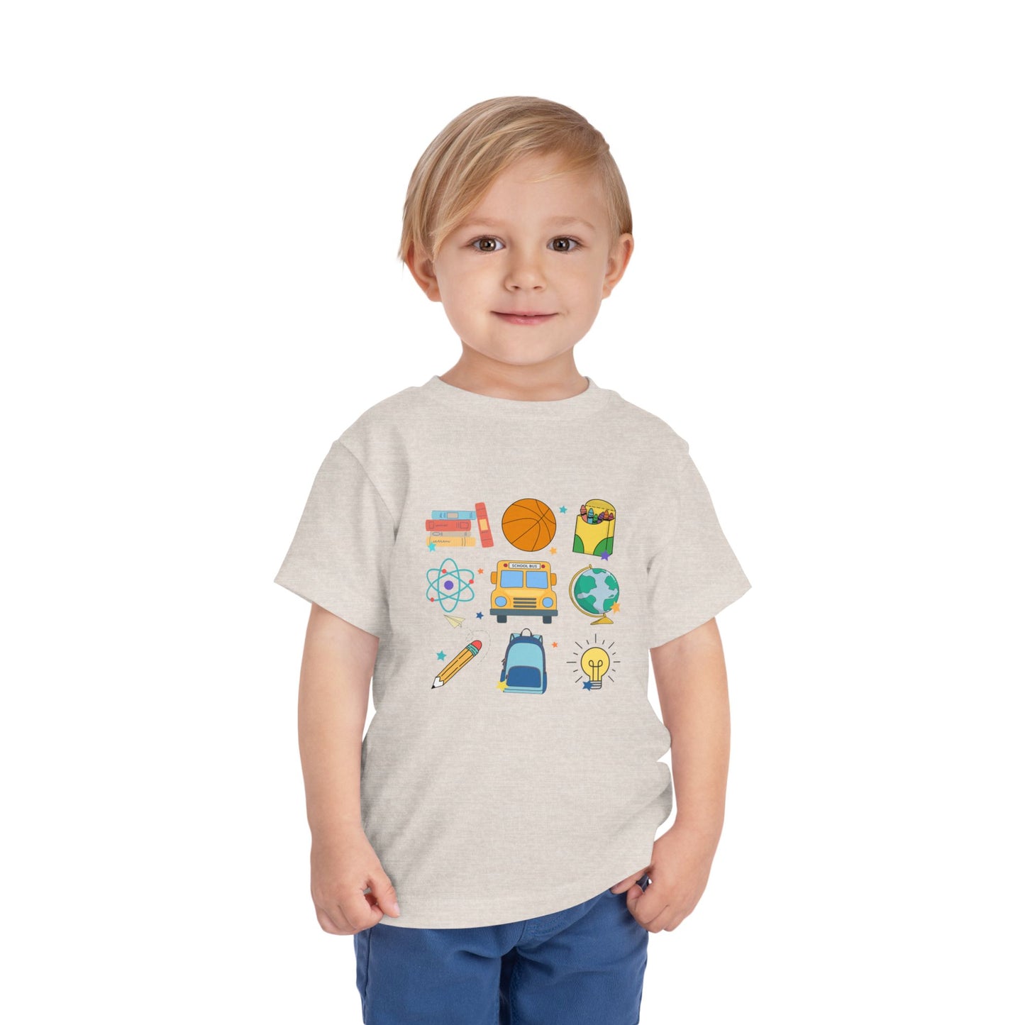 Back to School Toddler Short Sleeve Tee