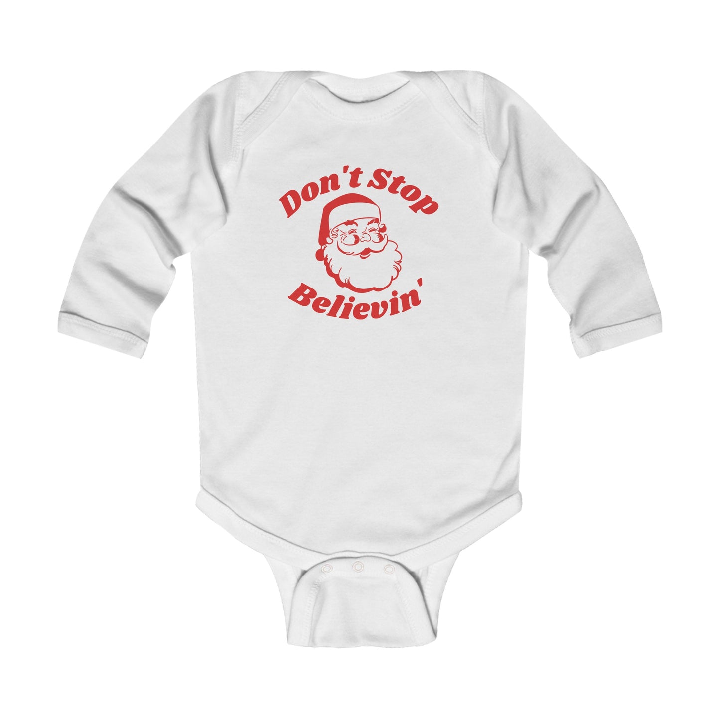 Don't Stop Believin' Infant Long Sleeve Bodysuit
