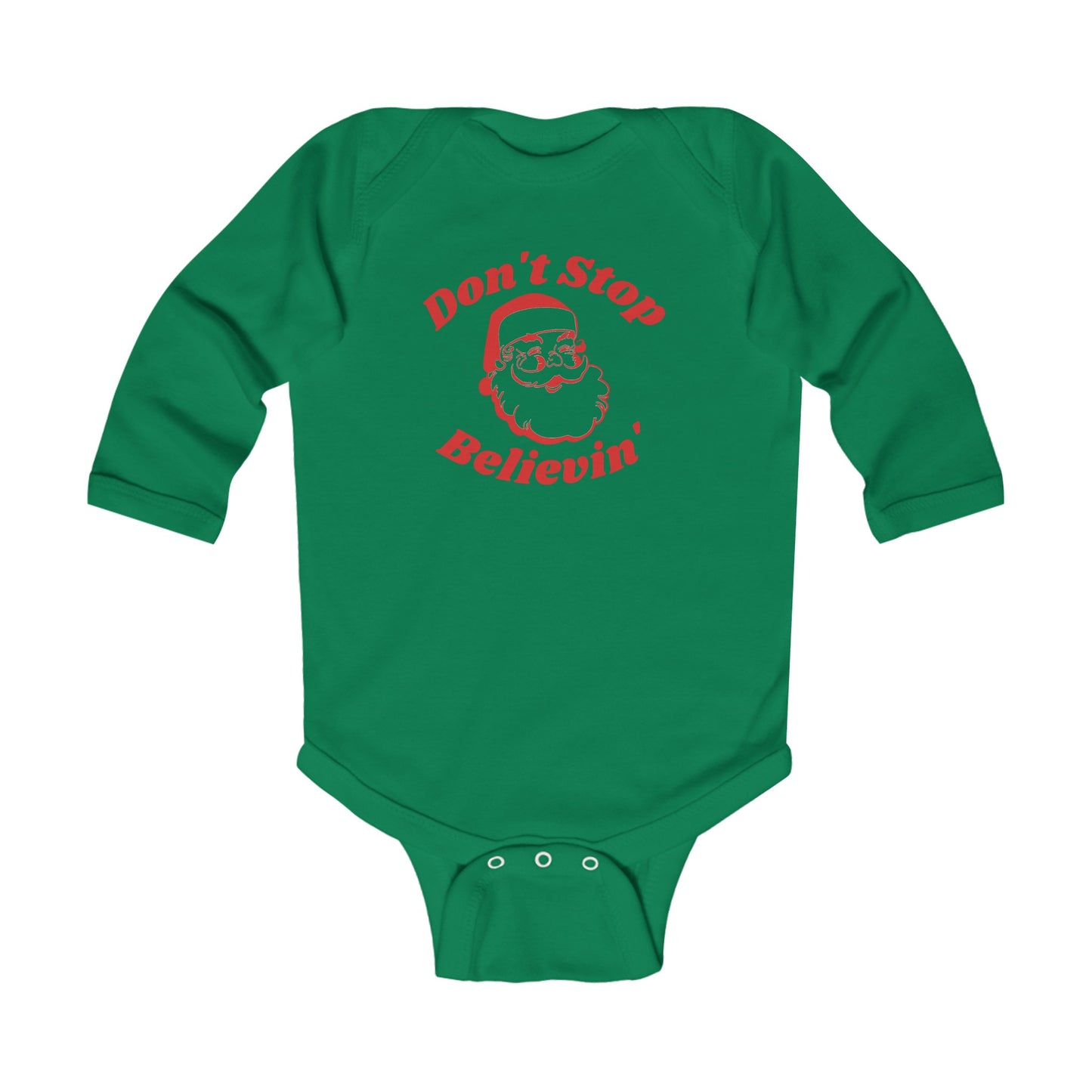 Don't Stop Believin' Infant Long Sleeve Bodysuit