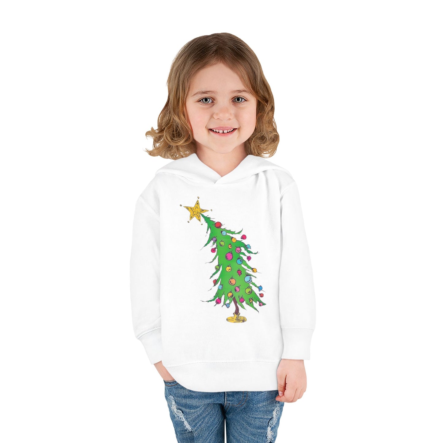 Welcome Christmas Toddler Pullover Fleece Hoodie