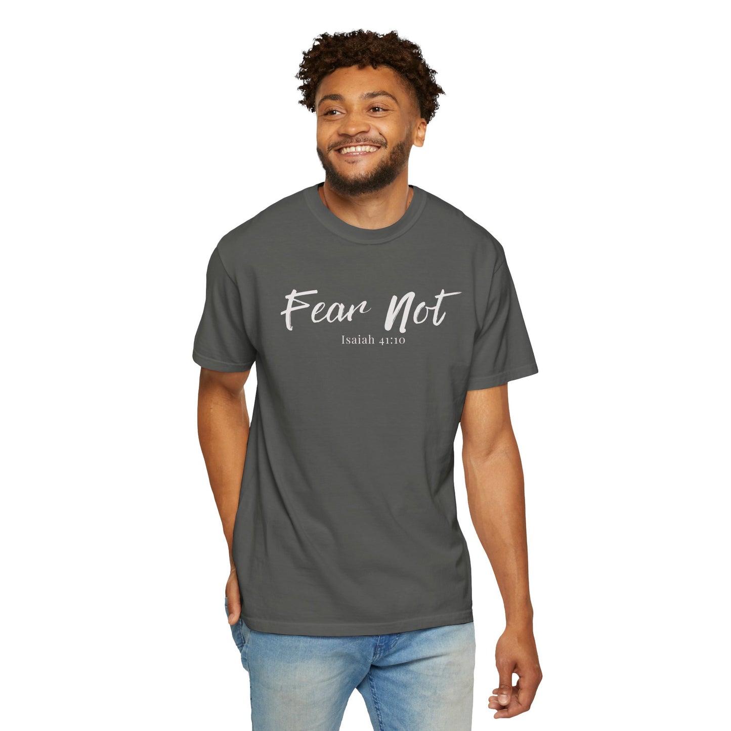 Fear Not Isaiah Unisex Garment-Dyed T-shirt