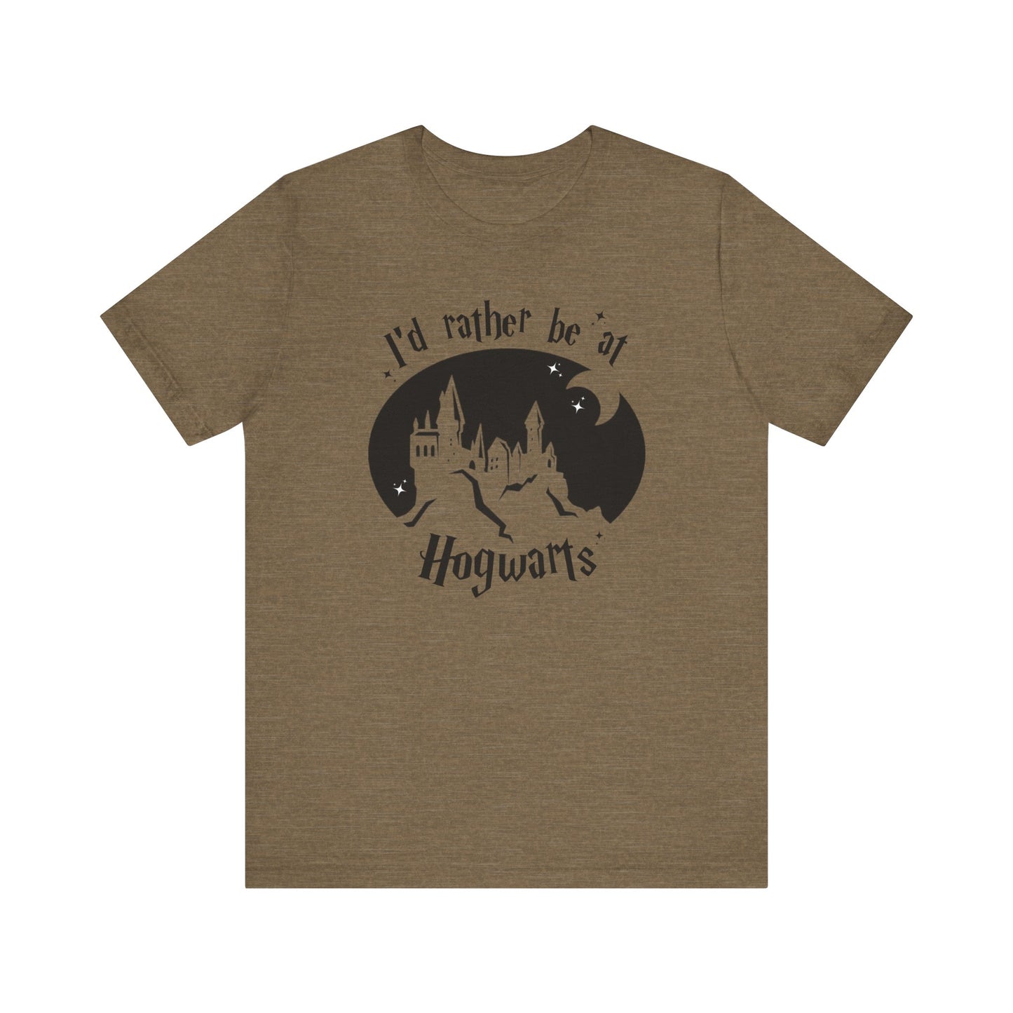 I'd Rather Be At Hogwarts Short Sleeve Tee