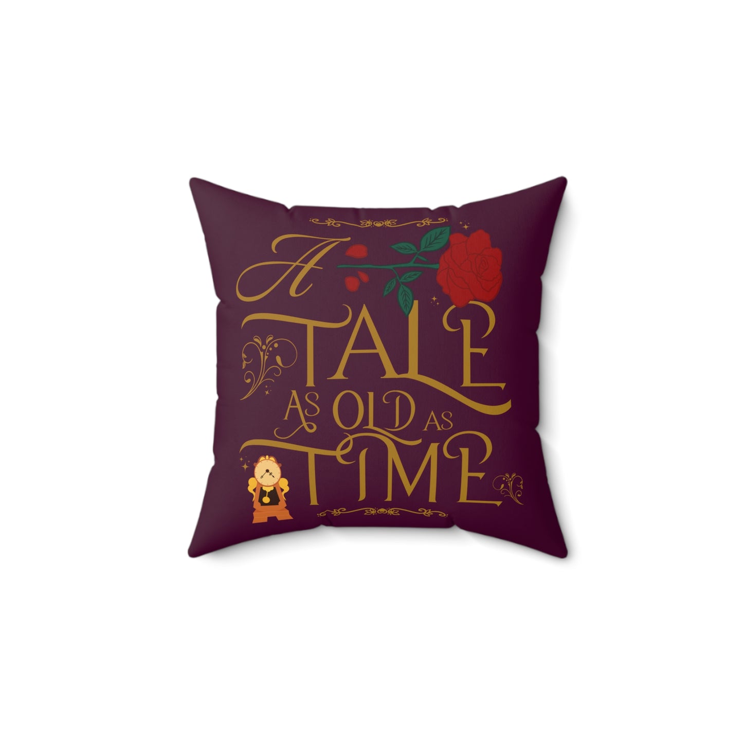 A Tale as Old as Time Decorative Pillow