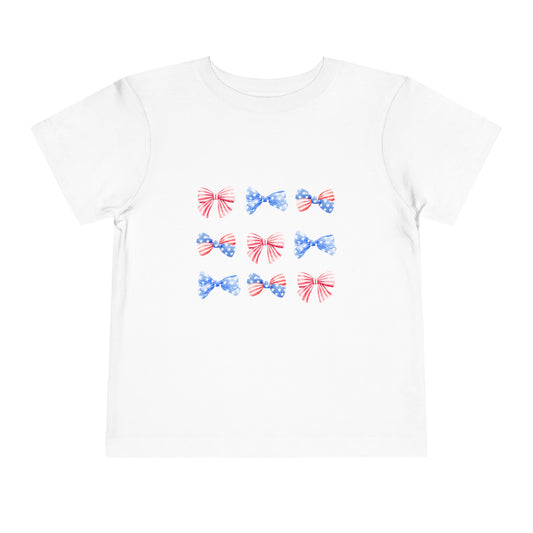 America the Bowtiful Toddler Short Sleeve Tee