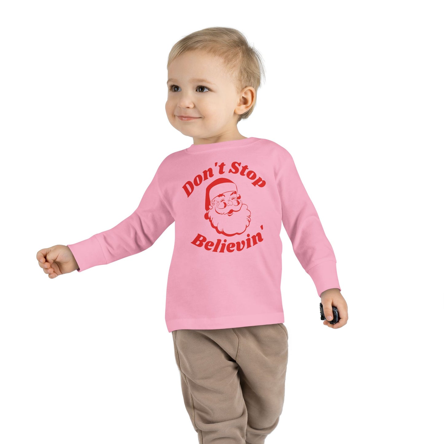 Don't Stop Believin' Toddler Long Sleeve Tee