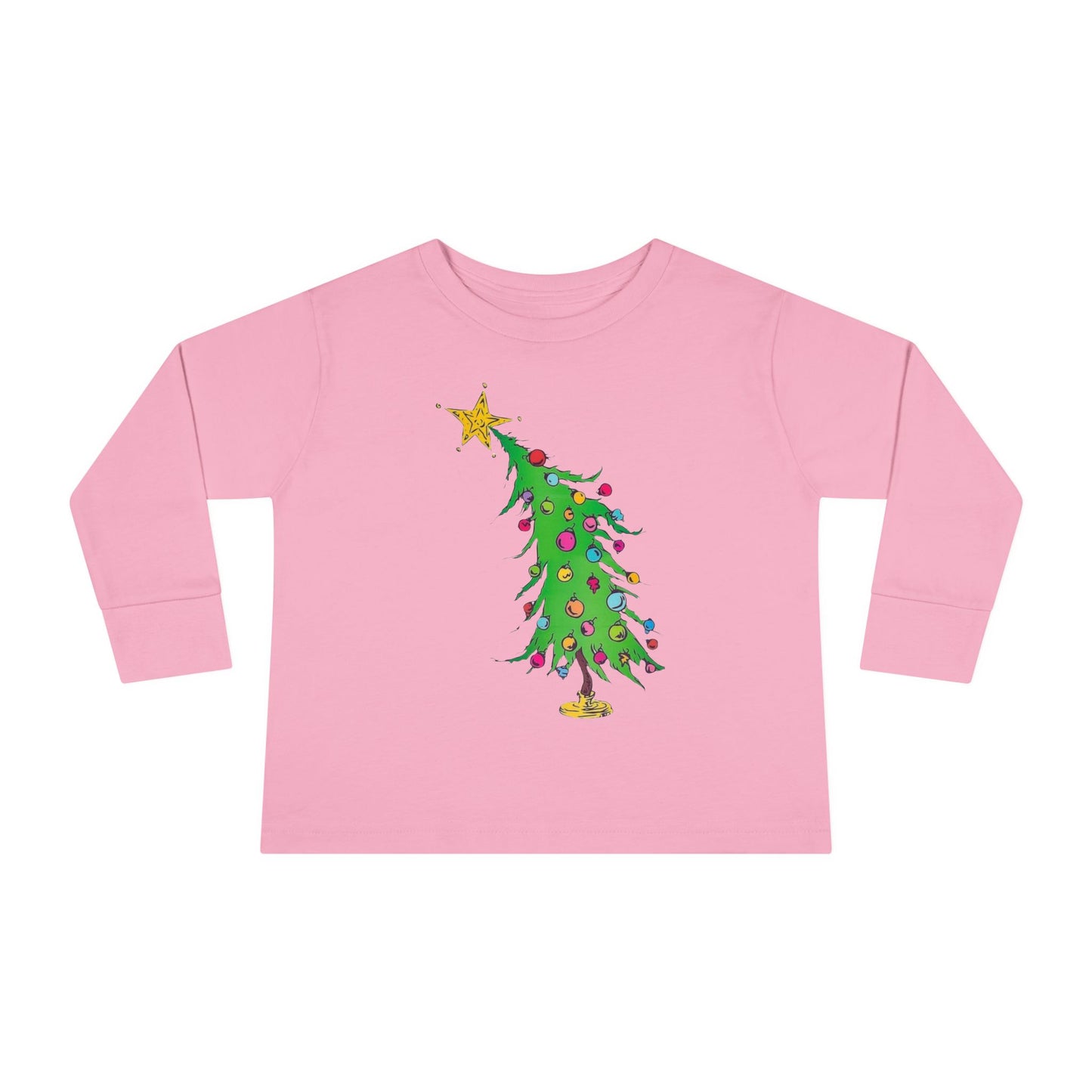 Welcome Christmas Toddler Long Sleeve Tee