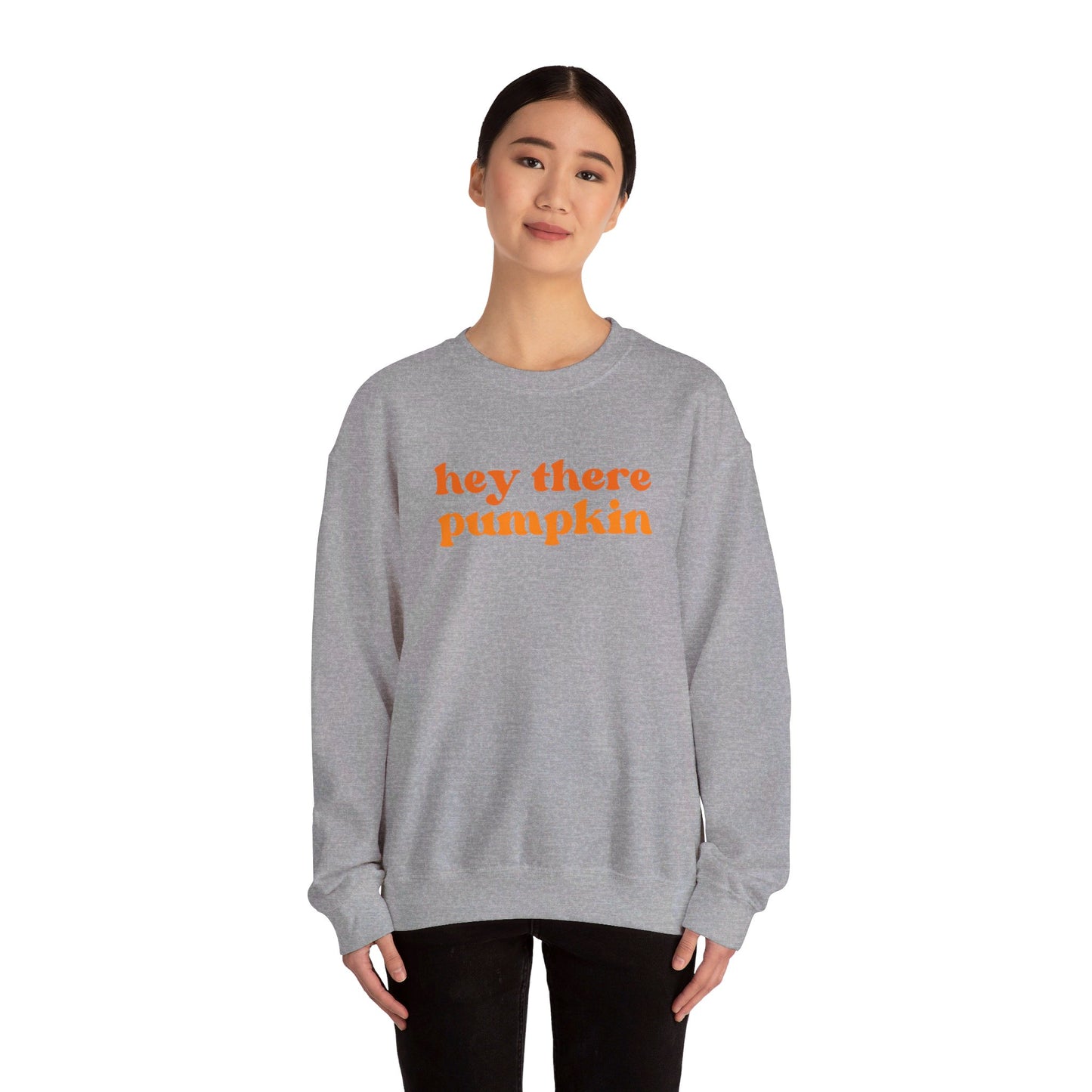 Hey There Pumpkin Adult Crewneck Sweatshirt