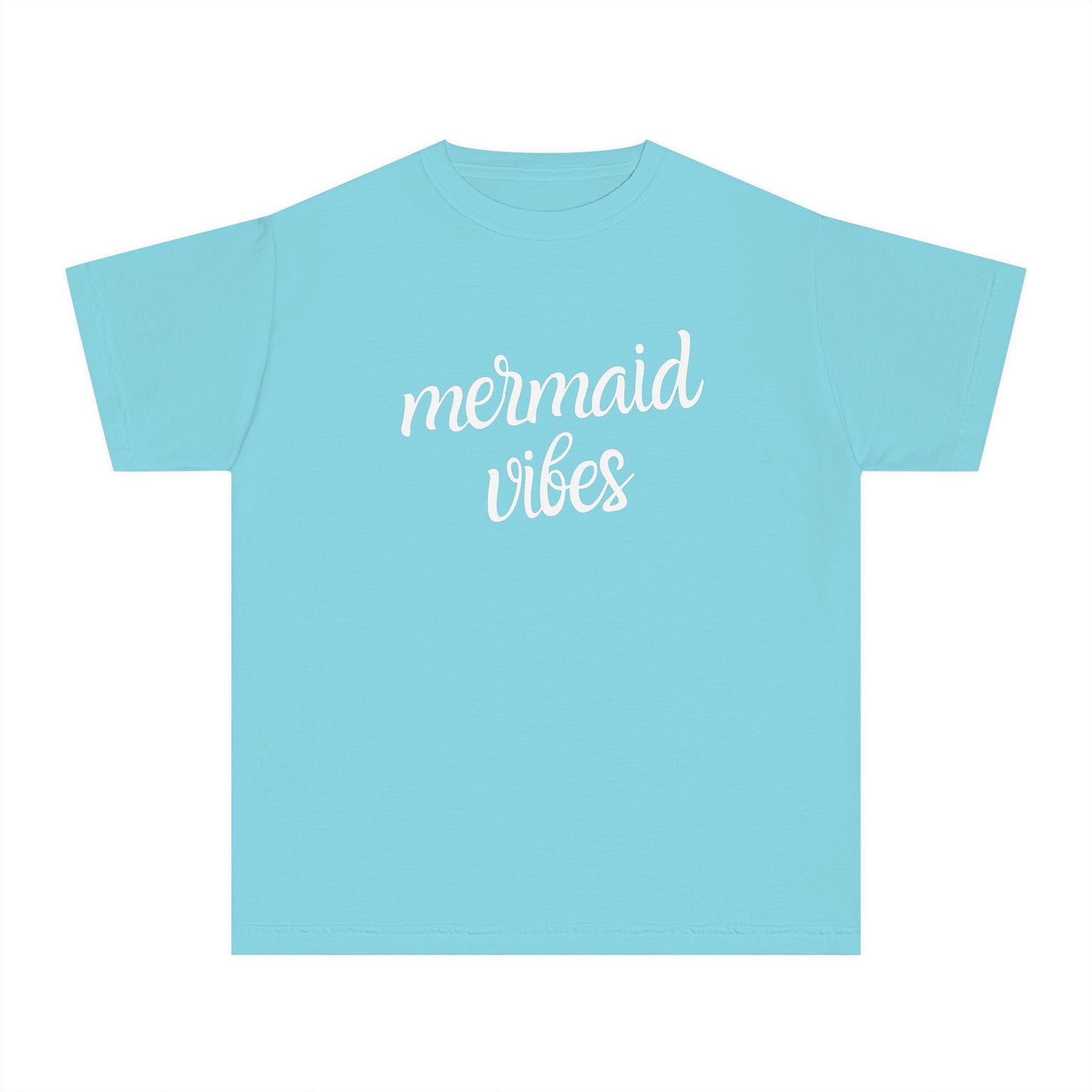 Kids Mermaid Vibes Garment Washed Tee
