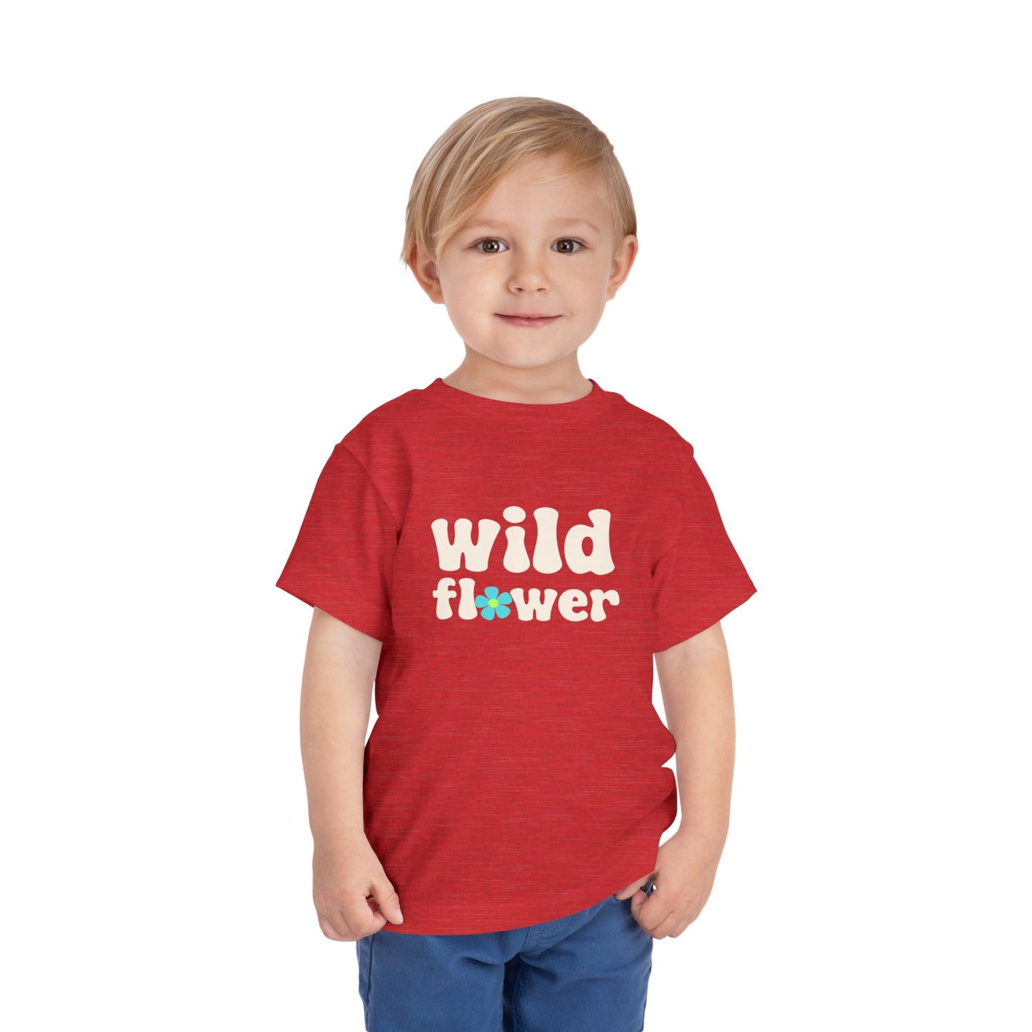 Wild Flower Toddler Short Sleeve Tee