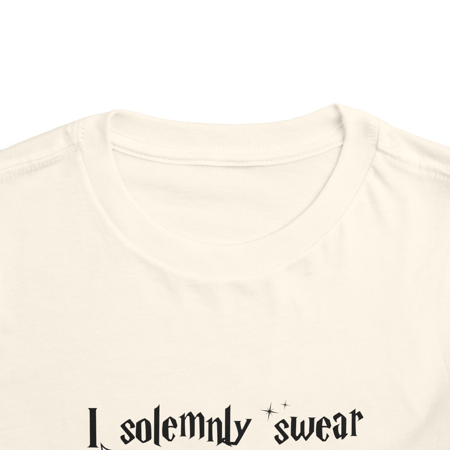 I Solemnly Swear I Am Up to No Good Toddler Short Sleeve Tee