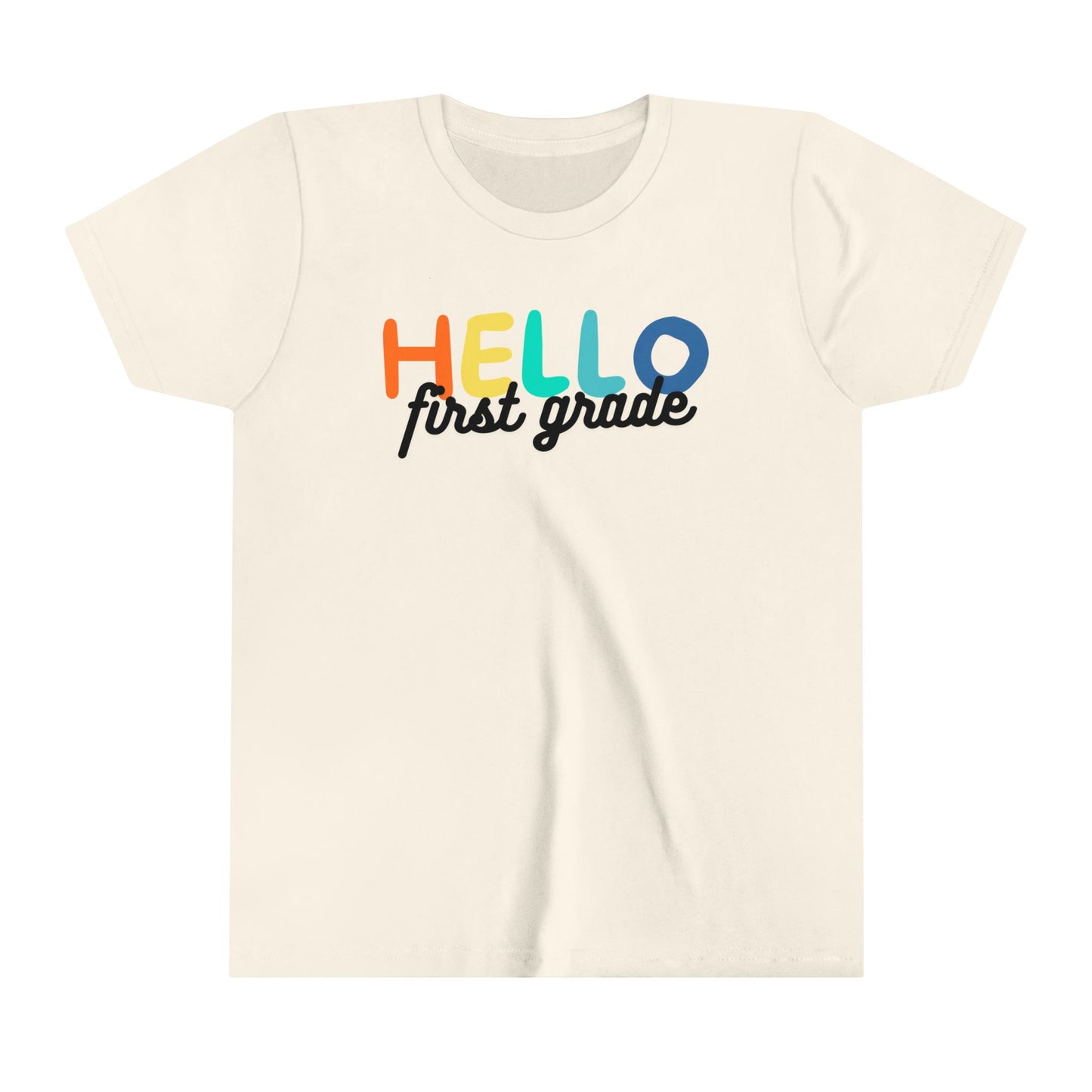 Hello 1st Grade Youth Short Sleeve Tee
