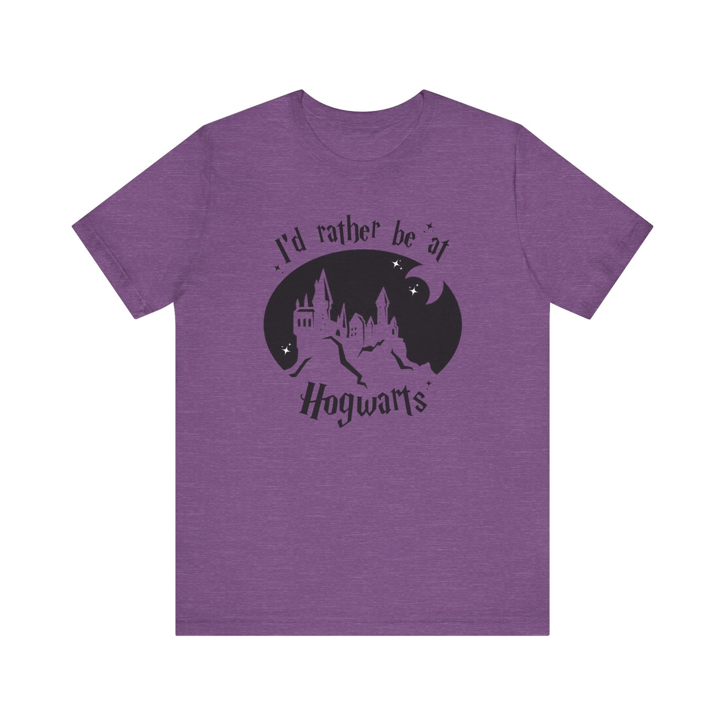 I'd Rather Be At Hogwarts Short Sleeve Tee