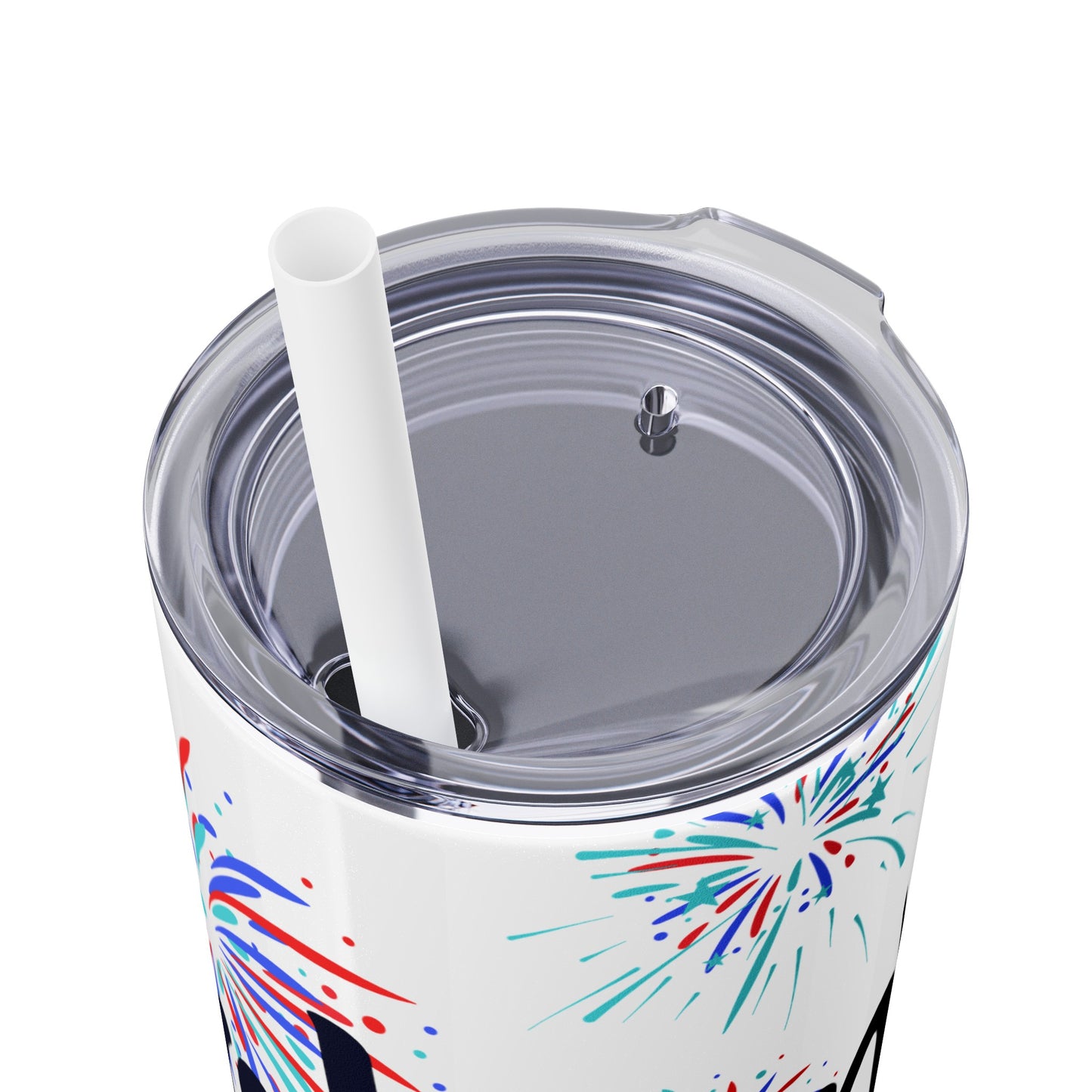 Oh My Stars Skinny Tumbler with Straw, 20oz