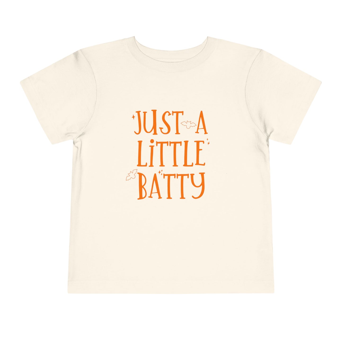 Just A Little Batty Toddler Short Sleeve Tee
