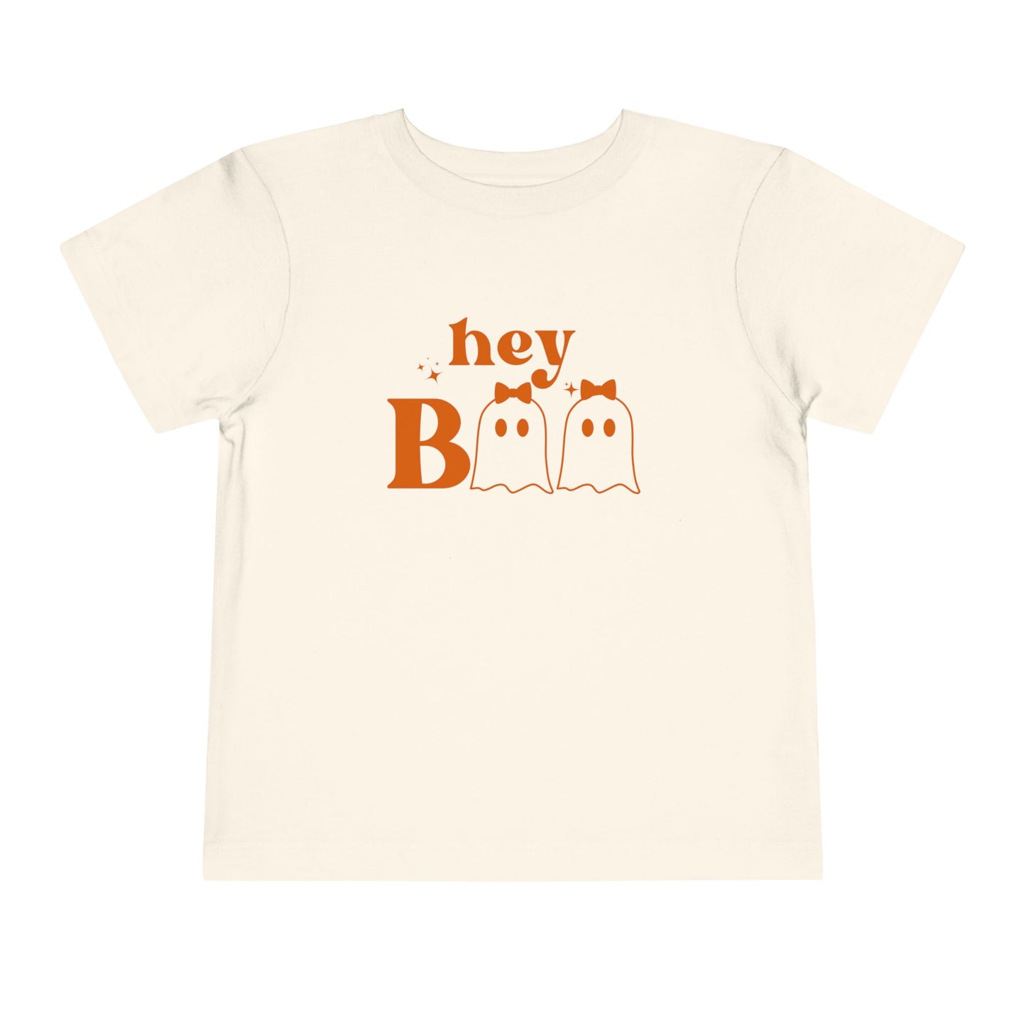 Hey Girly Boo Toddler Girls Short Sleeve Tee