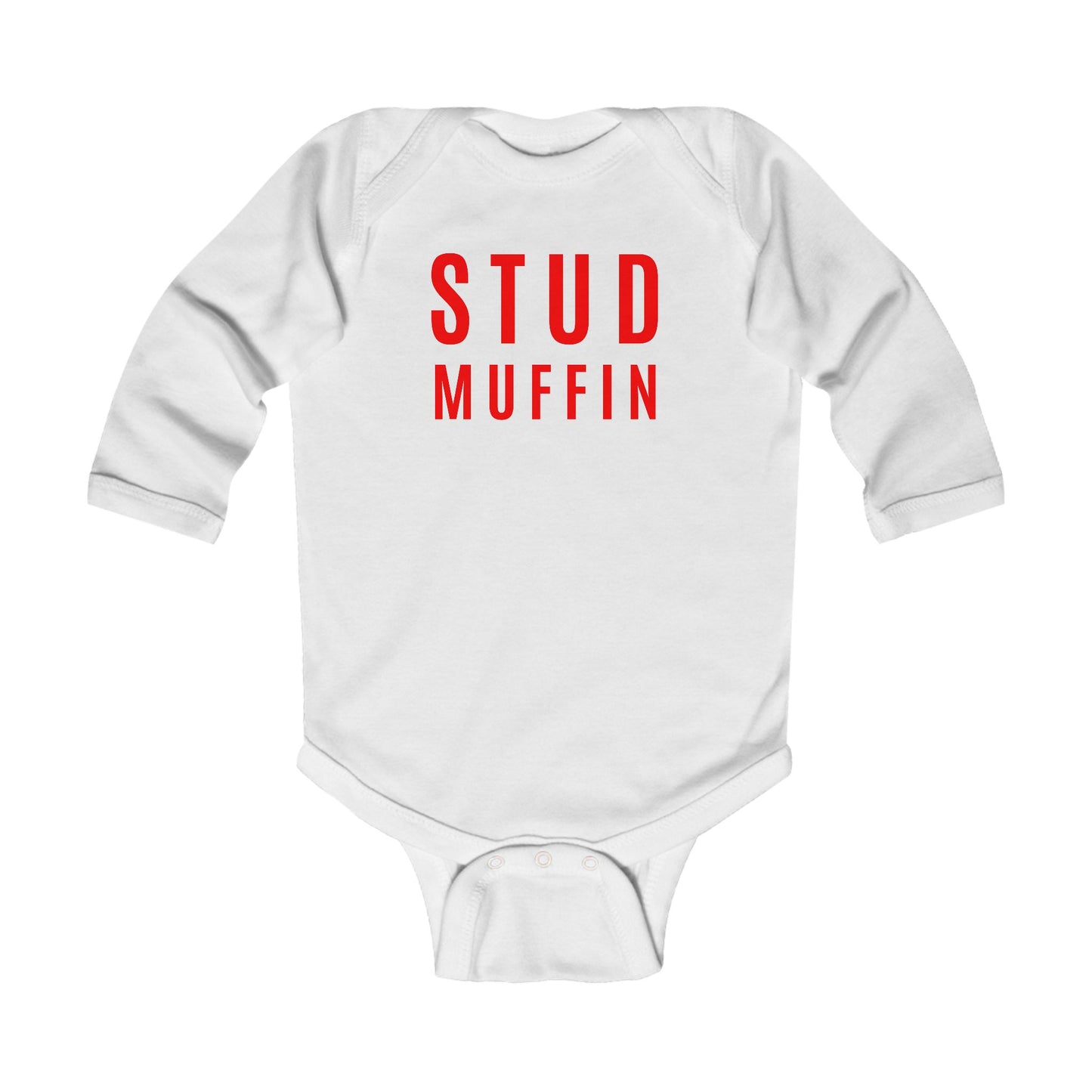 Stud Muffin Infant Long Sleeve Bodysuit