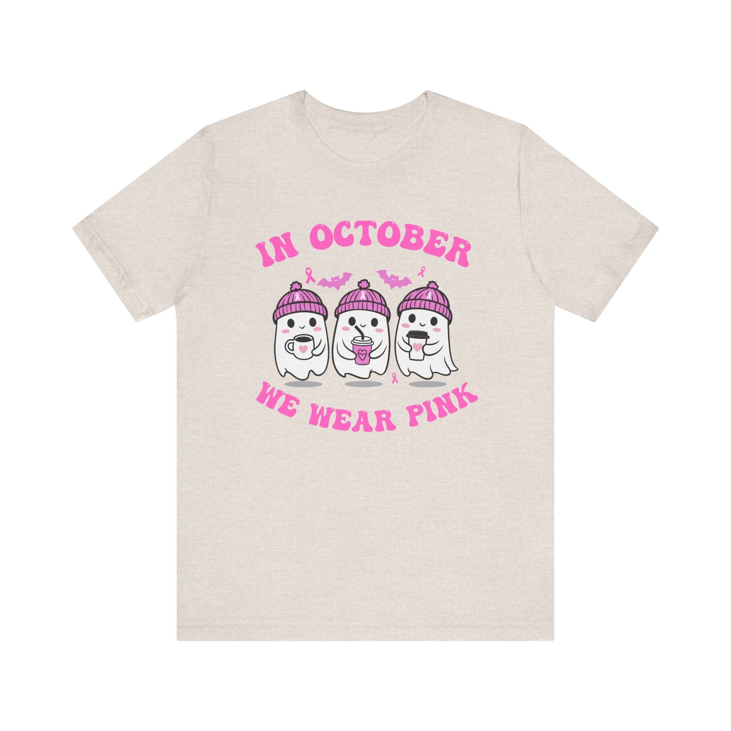 In October We Wear Pink Boo Short Sleeve Tee