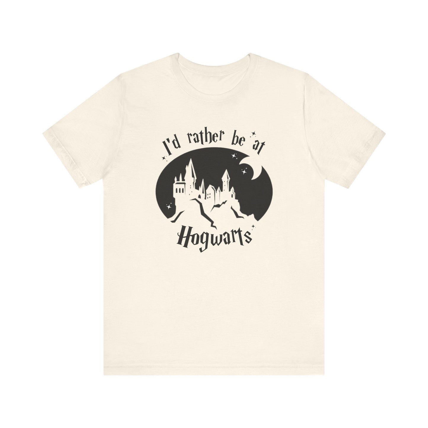 I'd Rather Be At Hogwarts Short Sleeve Tee