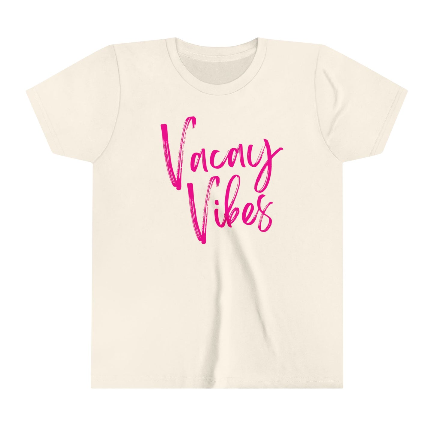 Kids Pink Vacay Vibes Short Sleeve Tee