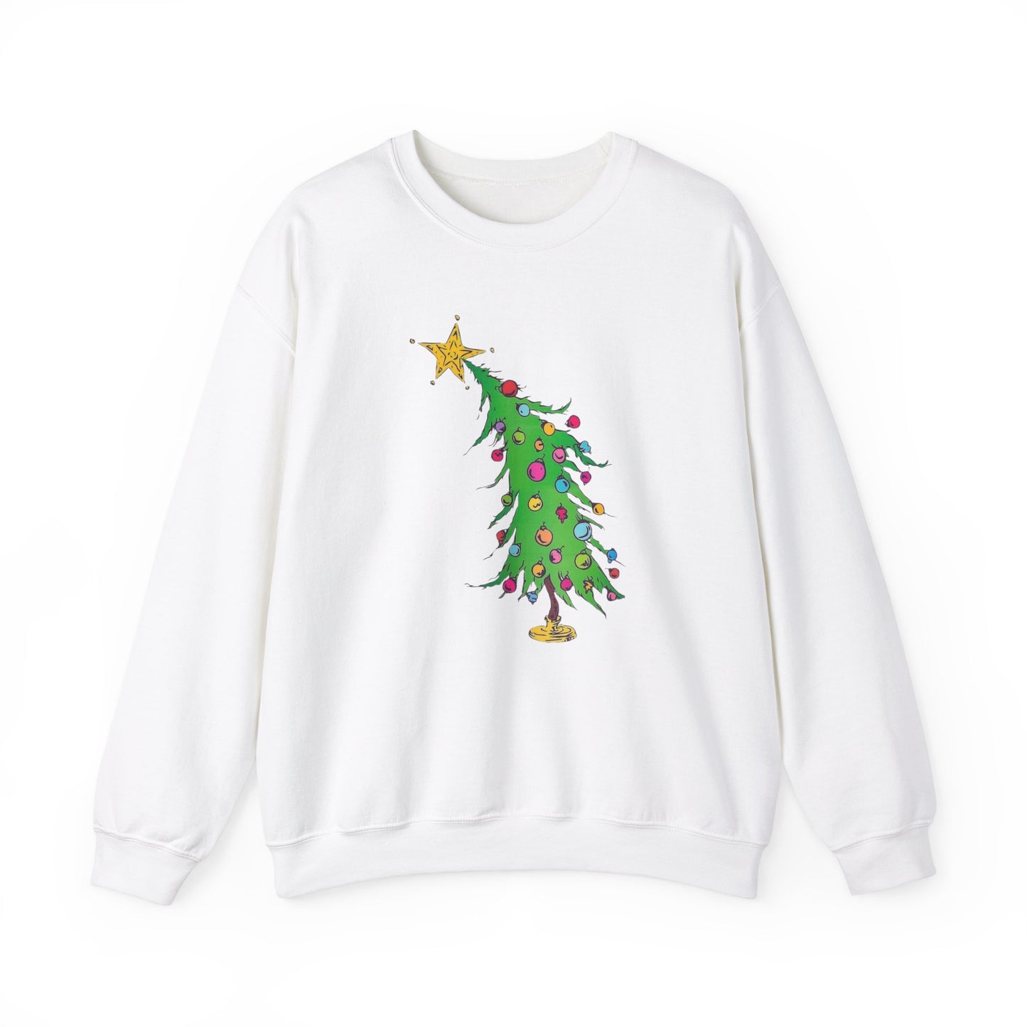 Welcome Christmas Tree Crewneck Sweatshirt
