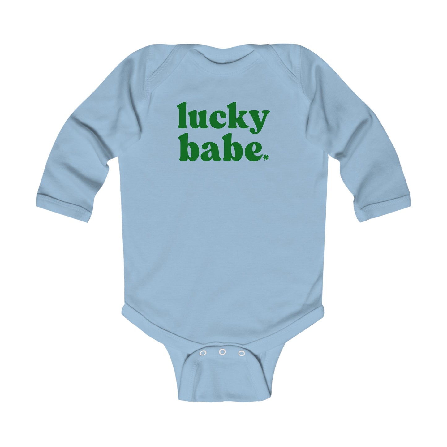 Lucky Babe Infant Shirt, Cute St Patrick's Day Infant Shirt, Infant Onesie, Babys First St Patricks Day