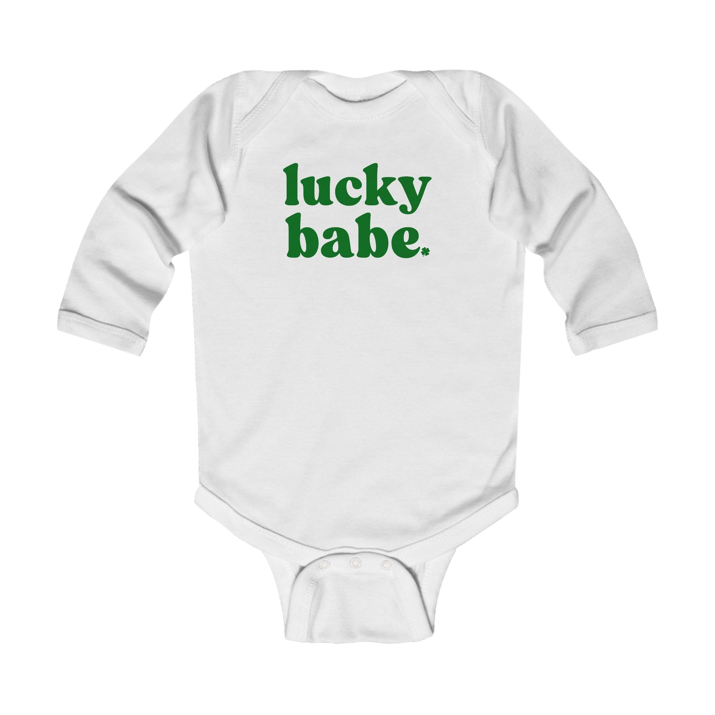 Lucky Babe Infant Shirt, Cute St Patrick's Day Infant Shirt, Infant Onesie, Babys First St Patricks Day