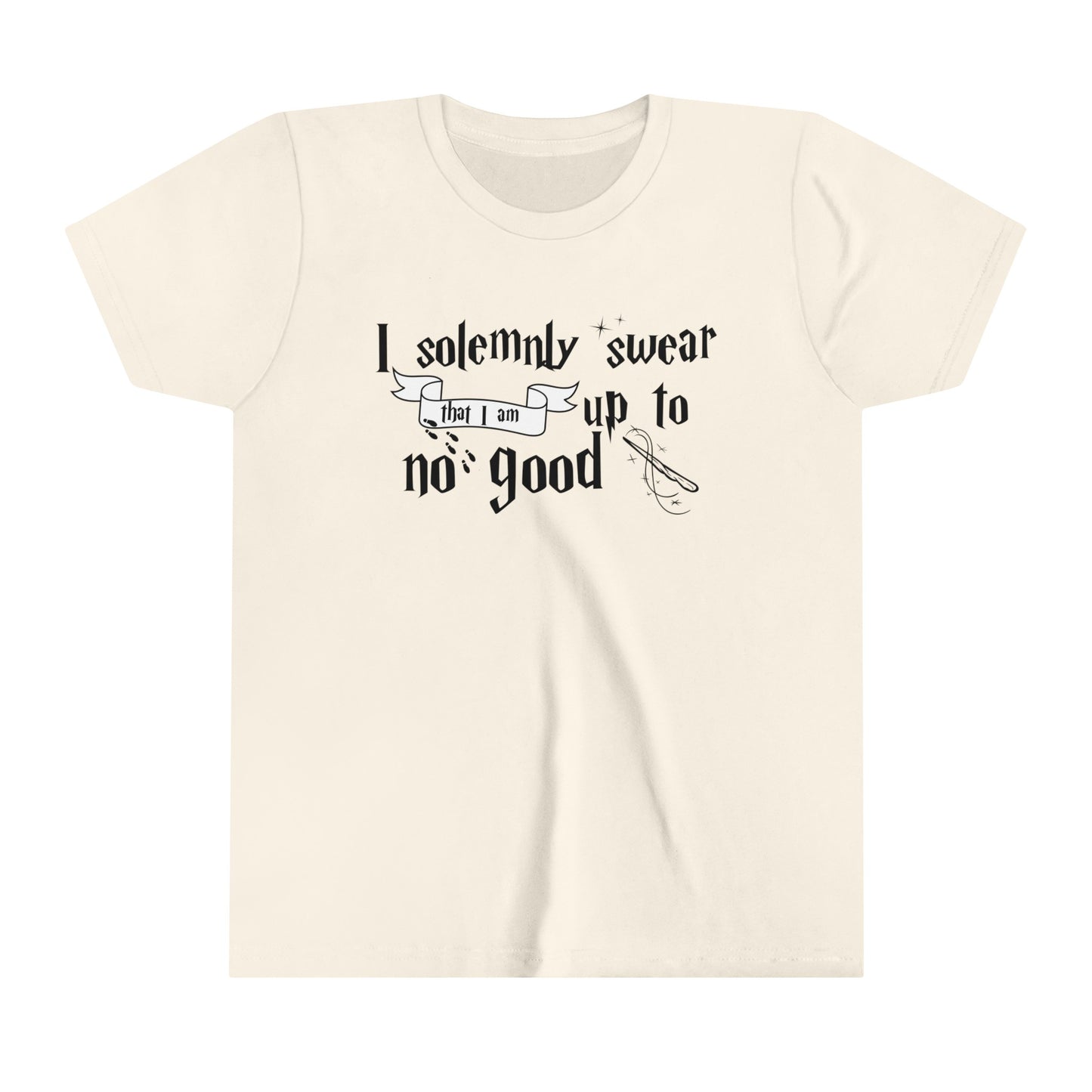 I Solemnly Swear I am Up to No Good Youth Short Sleeve Tee