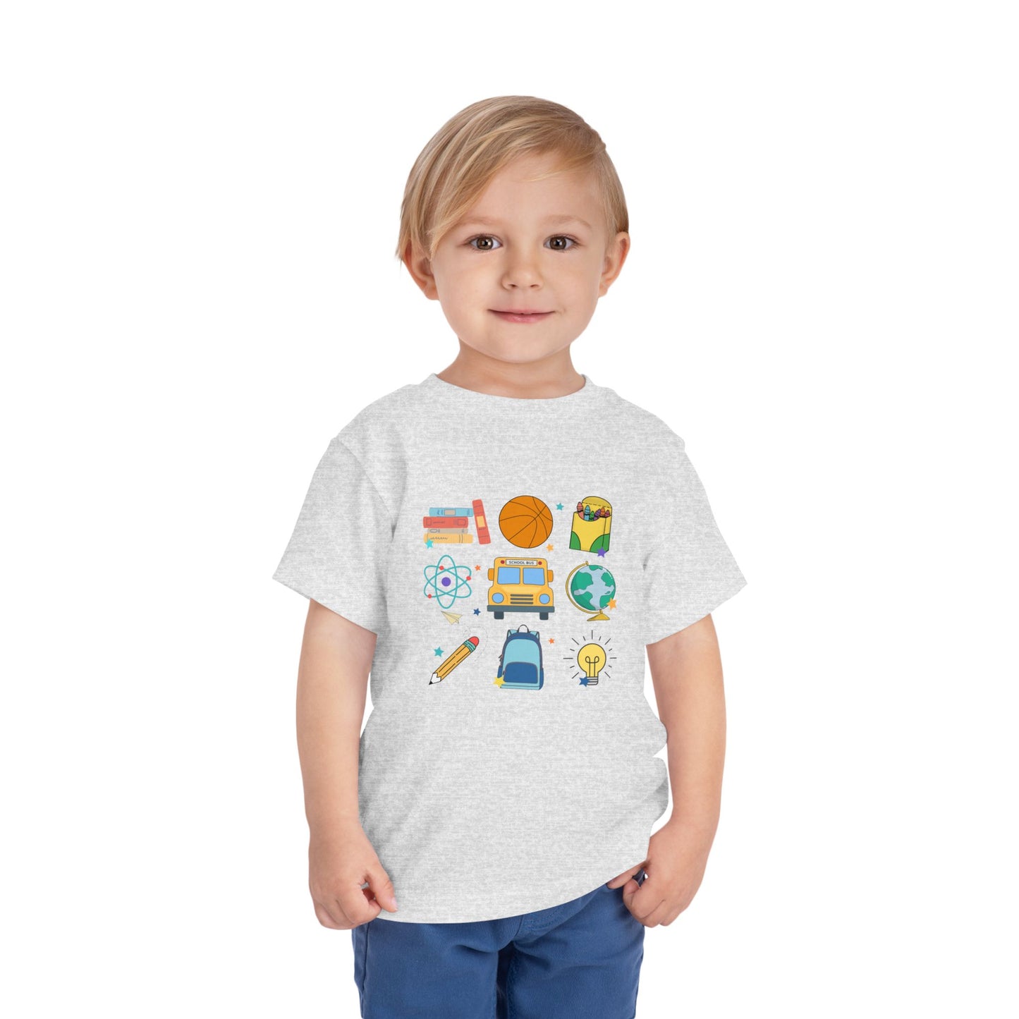 Back to School Toddler Short Sleeve Tee