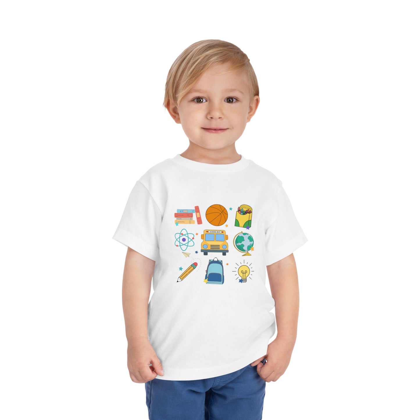 Back to School Toddler Short Sleeve Tee