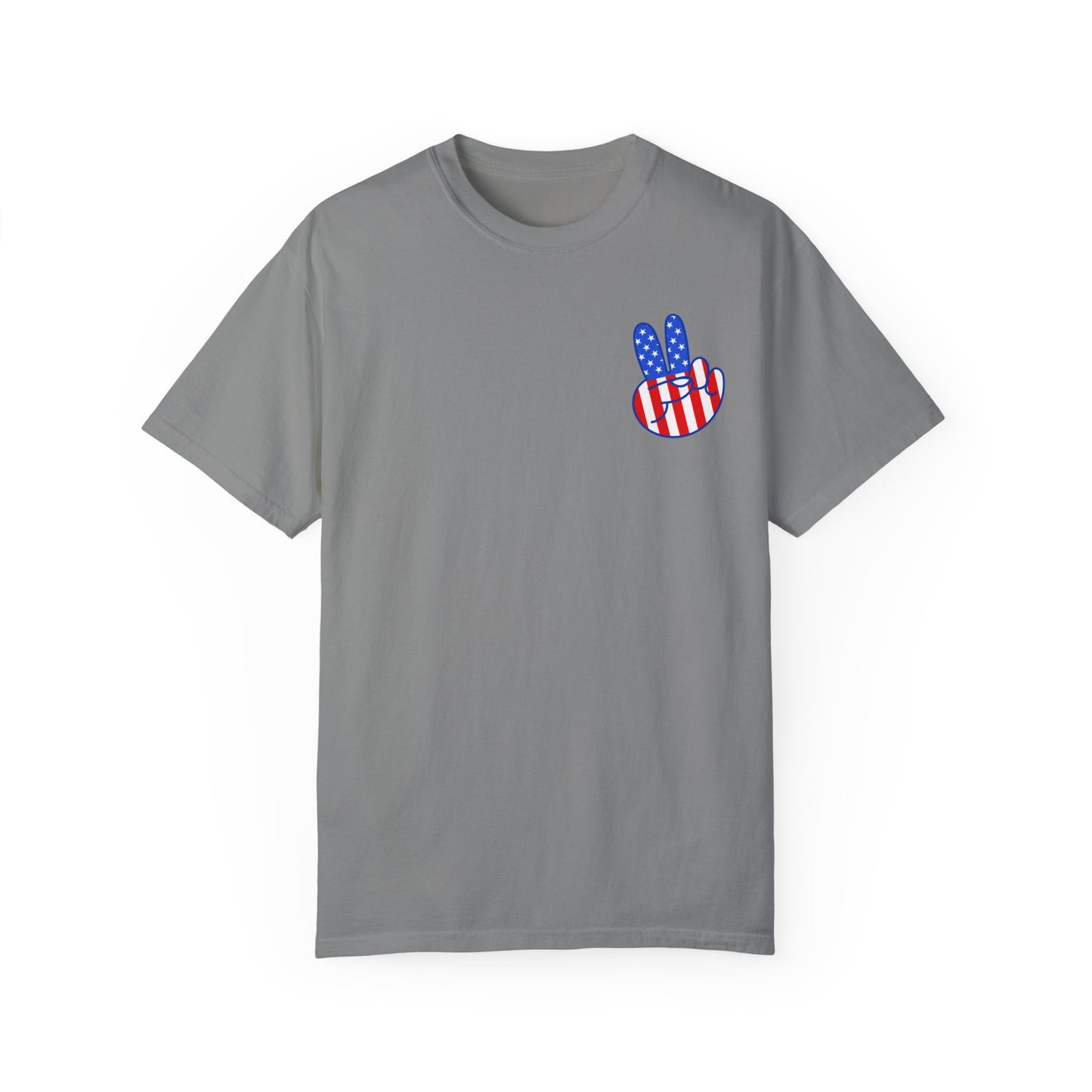 Peace Love Freedom Comfort Colors Garment-Dyed T-shirt