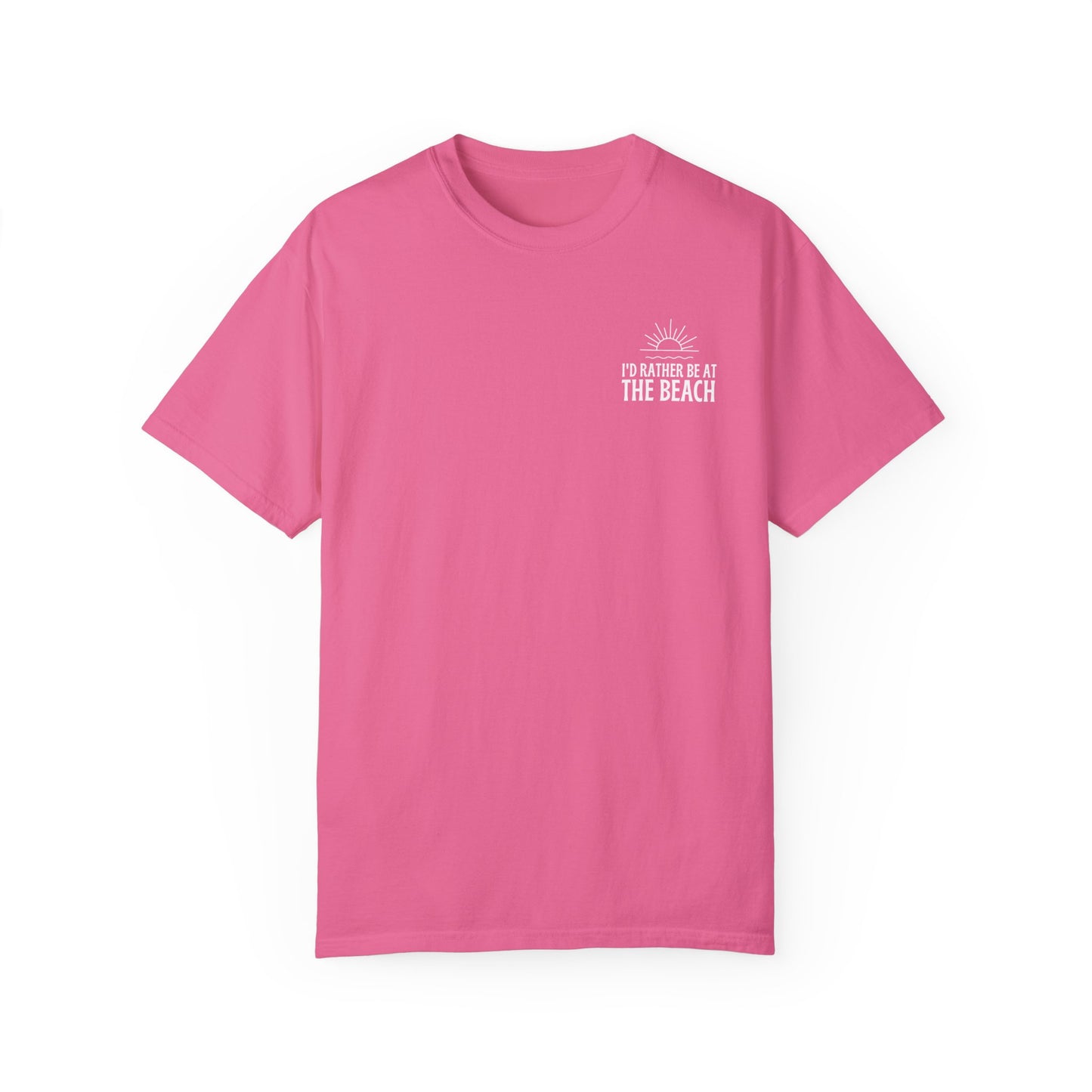 I'd Rather Be At the Beach Comfort Colors Garment-Dyed T-shirt