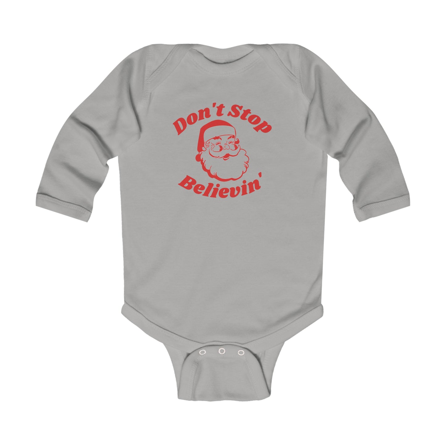Don't Stop Believin' Infant Long Sleeve Bodysuit
