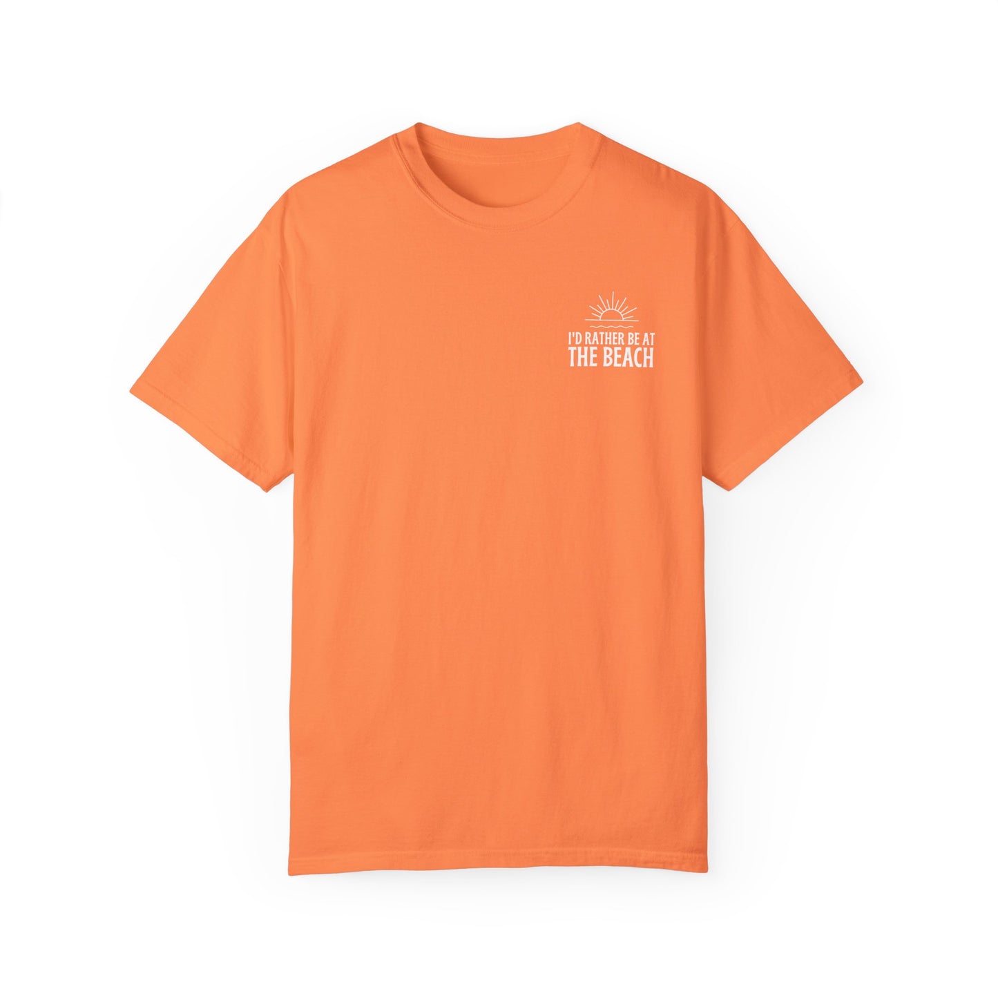 I'd Rather Be At the Beach Comfort Colors Garment-Dyed T-shirt