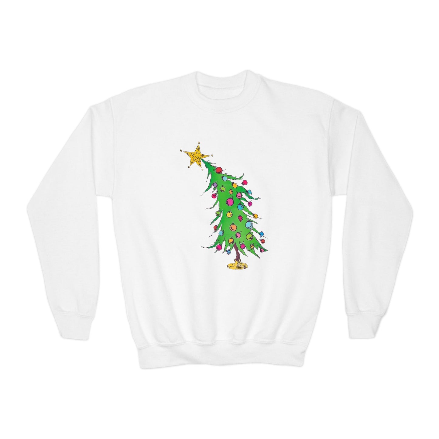 Welcome Christmas Youth Crewneck Sweatshirt