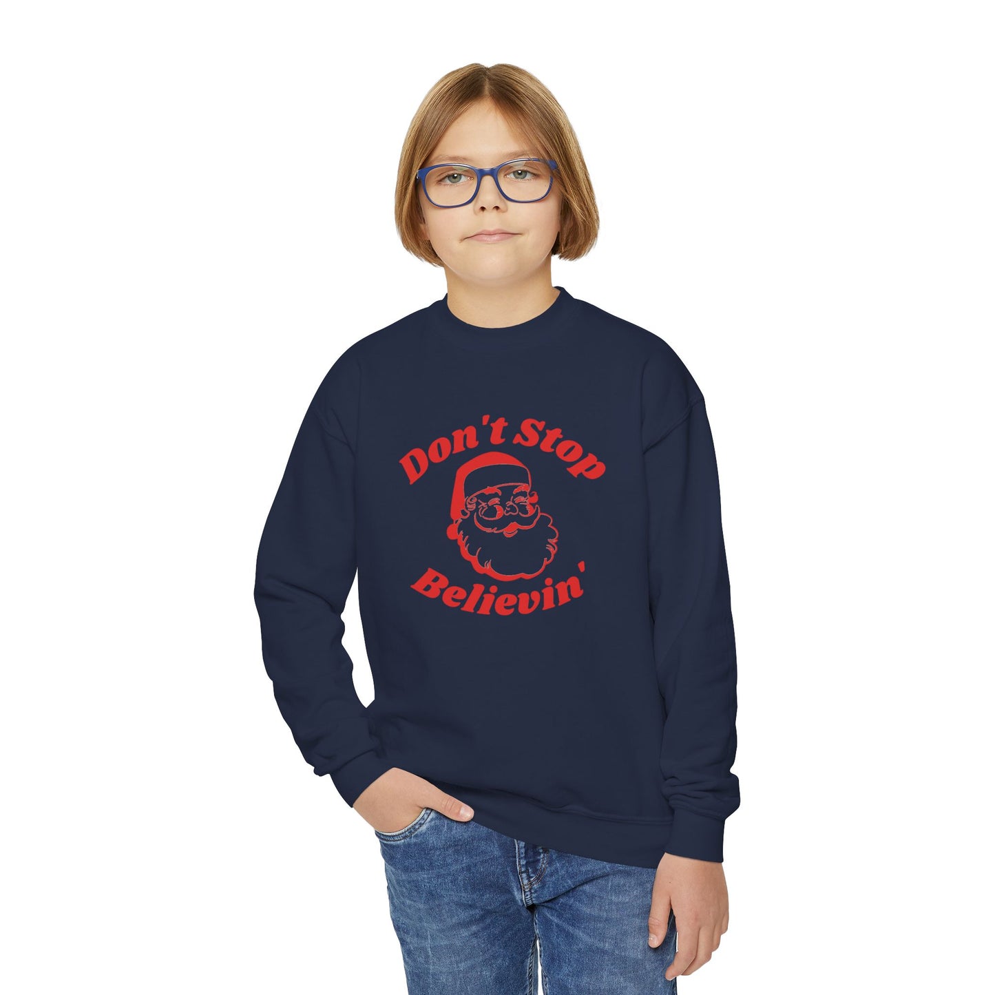 Don't Stop Believin' Youth Crewneck Sweatshirt