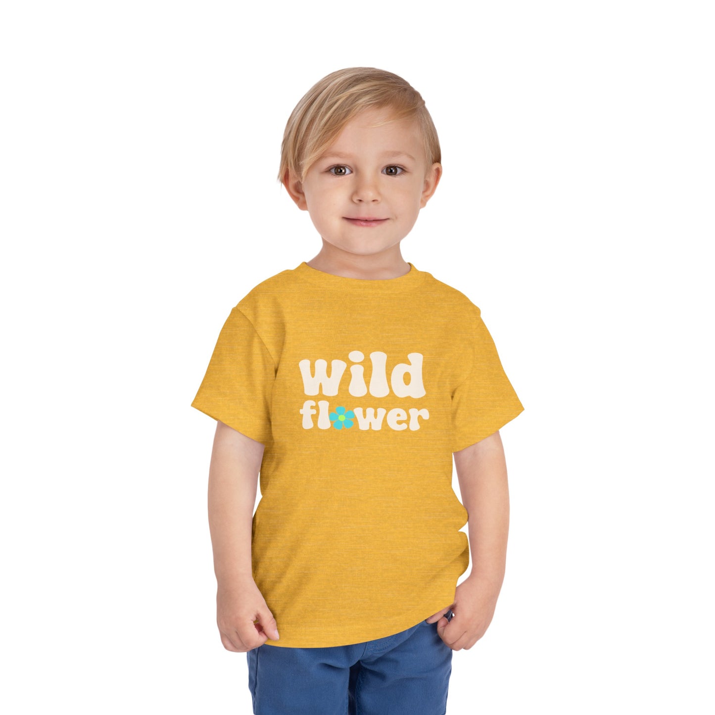 Wild Flower Toddler Short Sleeve Tee