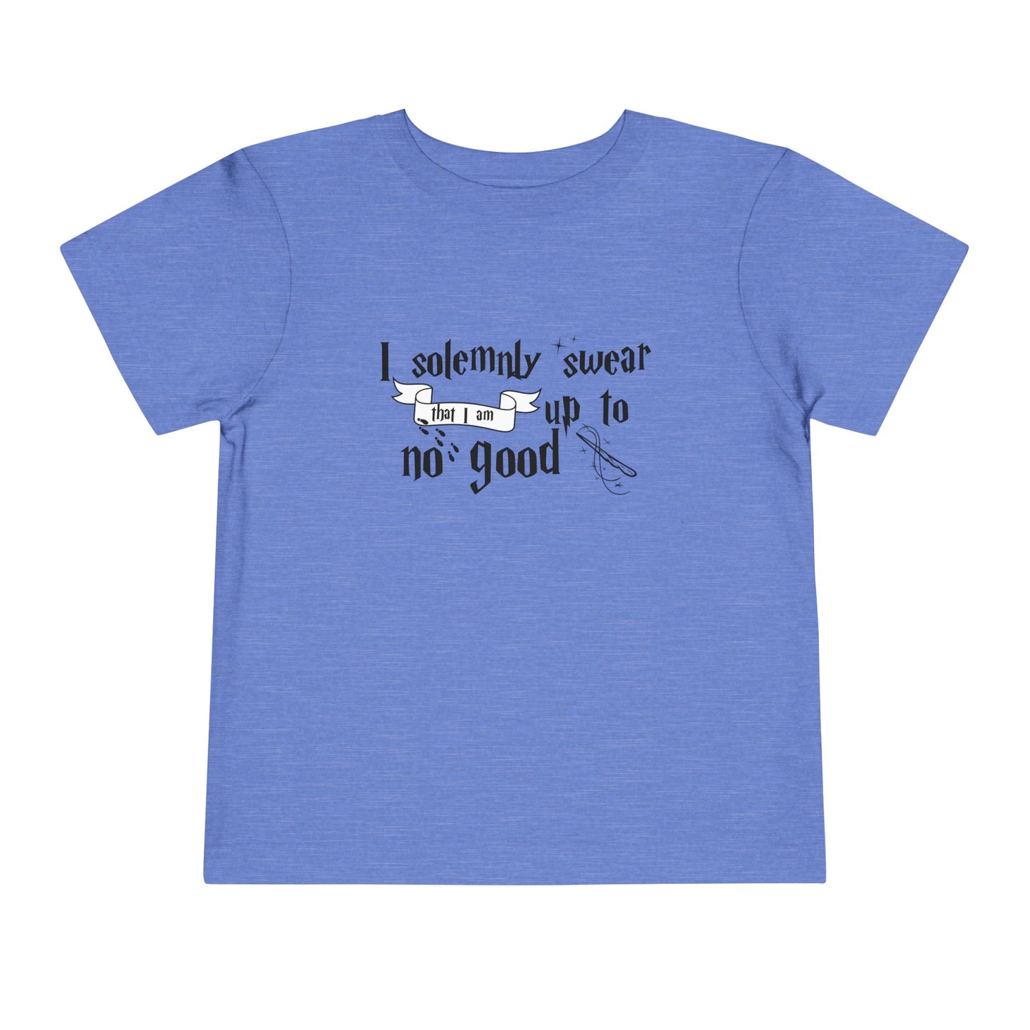 I Solemnly Swear I Am Up to No Good Toddler Short Sleeve Tee