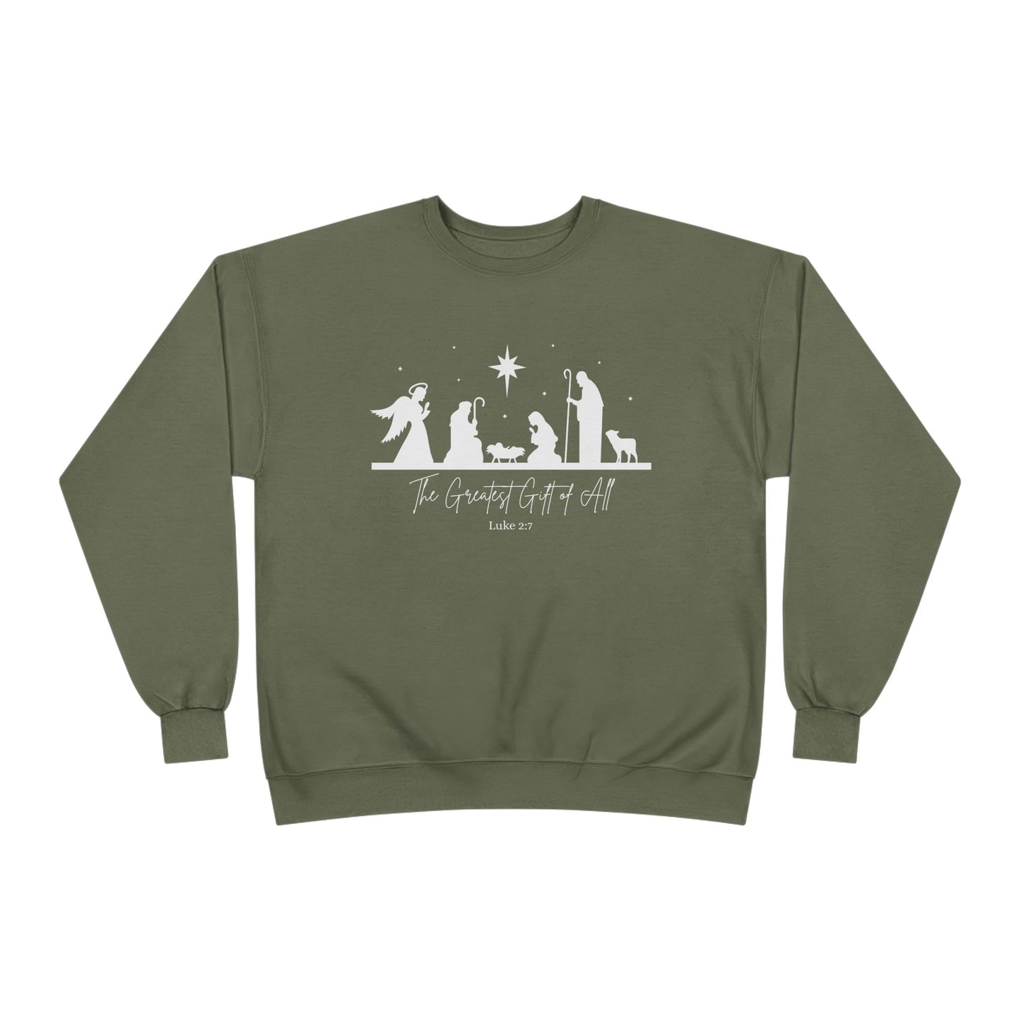 The Greatest Gift of All Nativity Sweatshirt