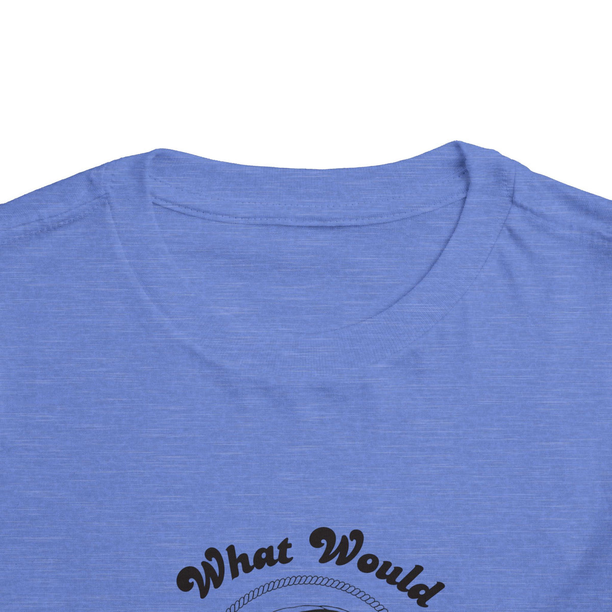 Toddler Tee — "What Would Dolly Read?" Blue Dolly Parton Imagination Library Fundraising Shirt